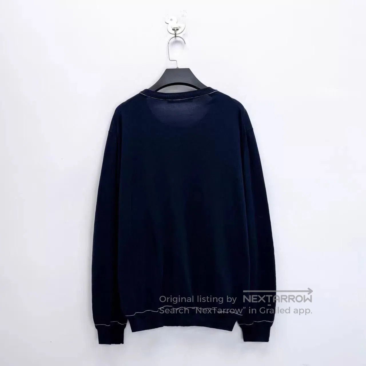Louis Vuitton Blue Long Sleeve Crewneck Top. Size US XL / EU 56 / 4 - 2 Thumbnail