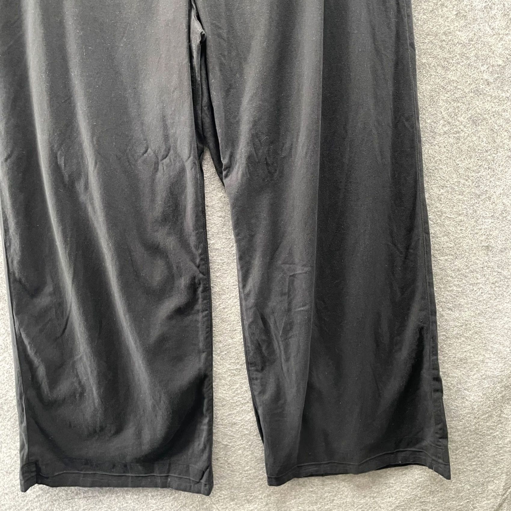 Vintage VINTAGE? No. AG Adriano Goldschmied Caden Wide Leg Twill Pants Womens 34 Black High Rise Size 24" / US 00 / IT 34 - 4 Thumbnail