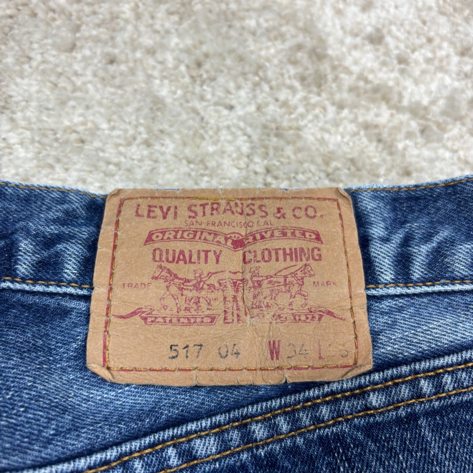 Levi's × Vintage Vintage 90s Levi's 5170419 Jeans Made in France Men's 34x36 Size US 34 / EU 50 - 5 Thumbnail