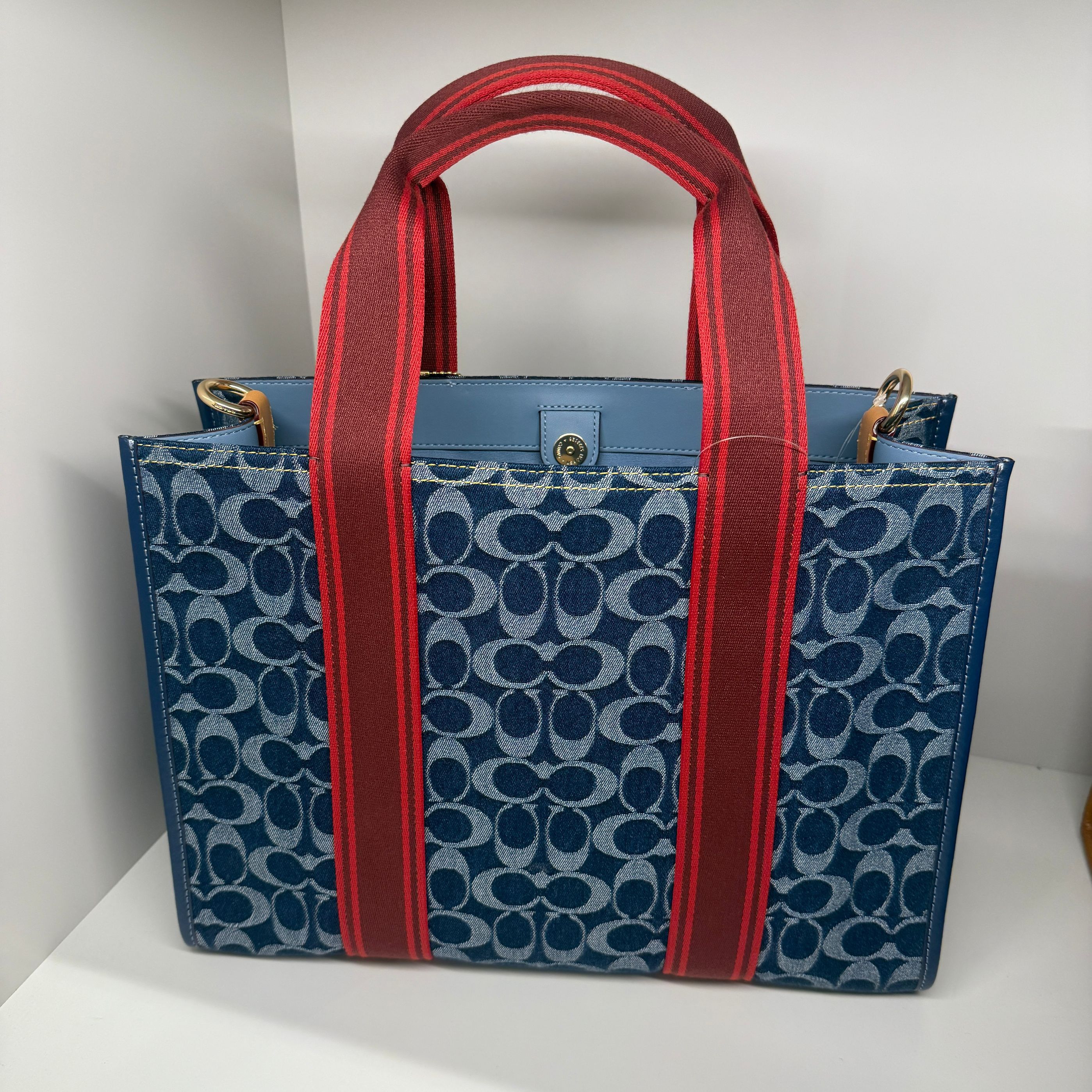 COACH◇Smith トート デニム 在庫確認ください  CY698 Coach coach Smith Tote Bag In Signature Denim cy698 | Grailed