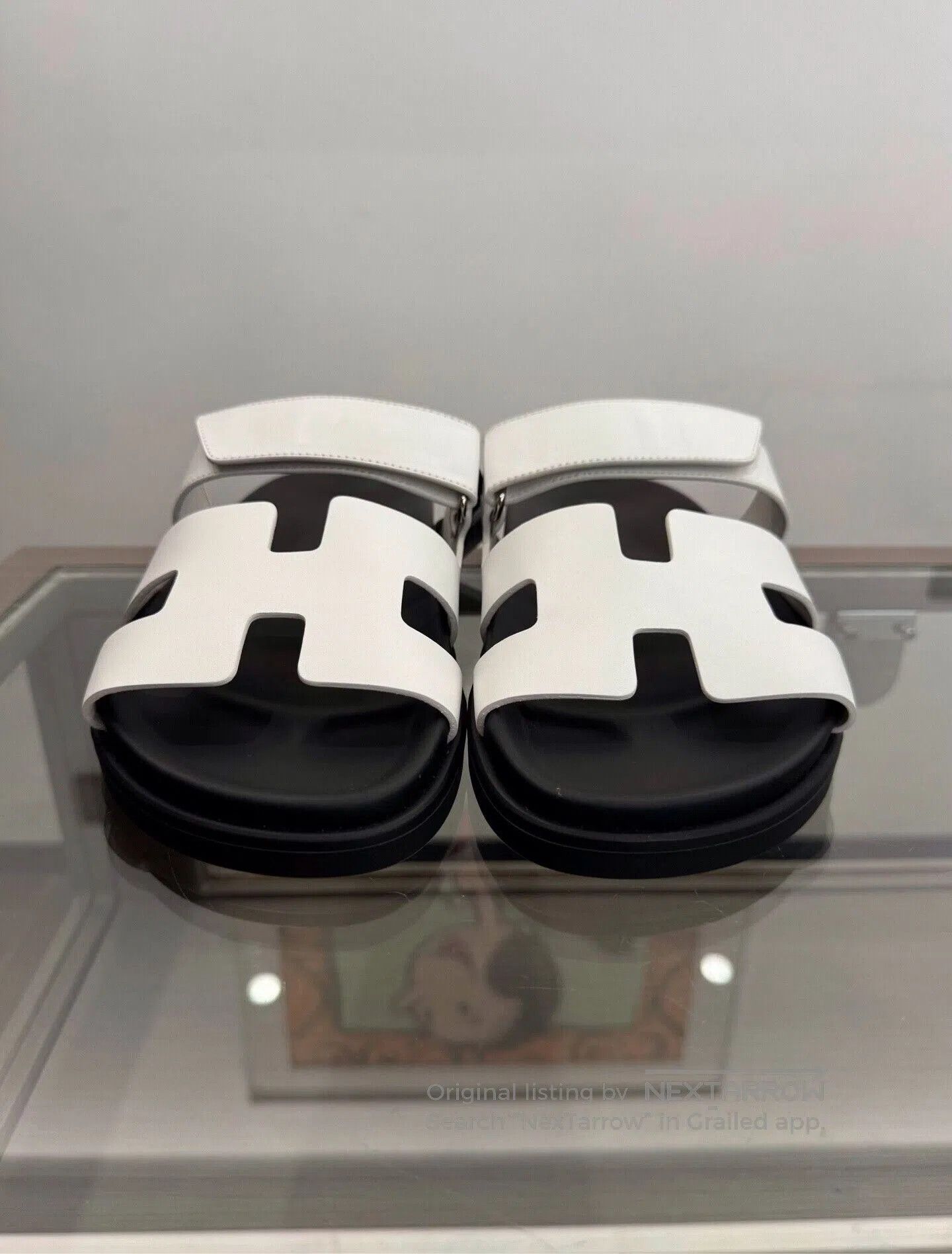 Hermes Hermes Chypre H Logo Slide Sandals. Size US 7 / EU 40 - 3 Thumbnail