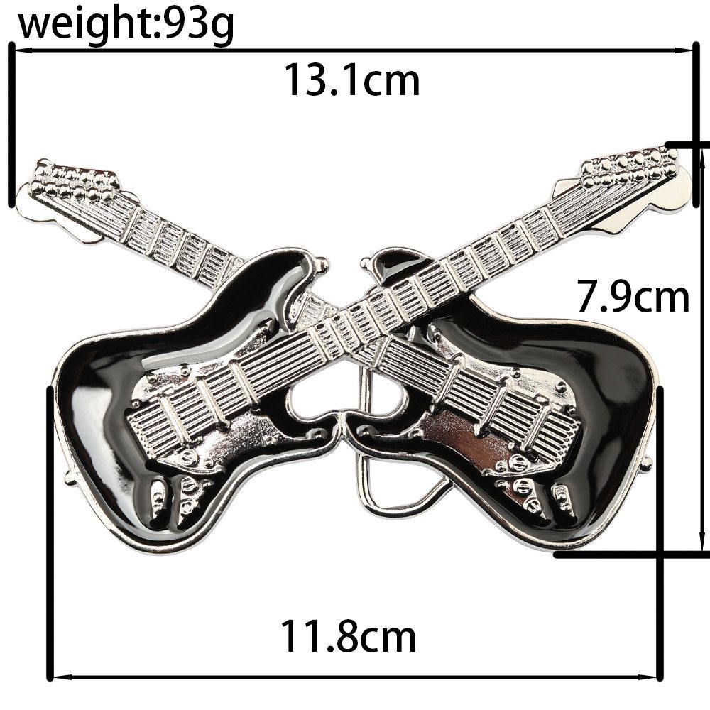 Designer Guitar Punk Vintage Belt Riveted Belts Menswear Accessories Size ONE SIZE - 3 Thumbnail