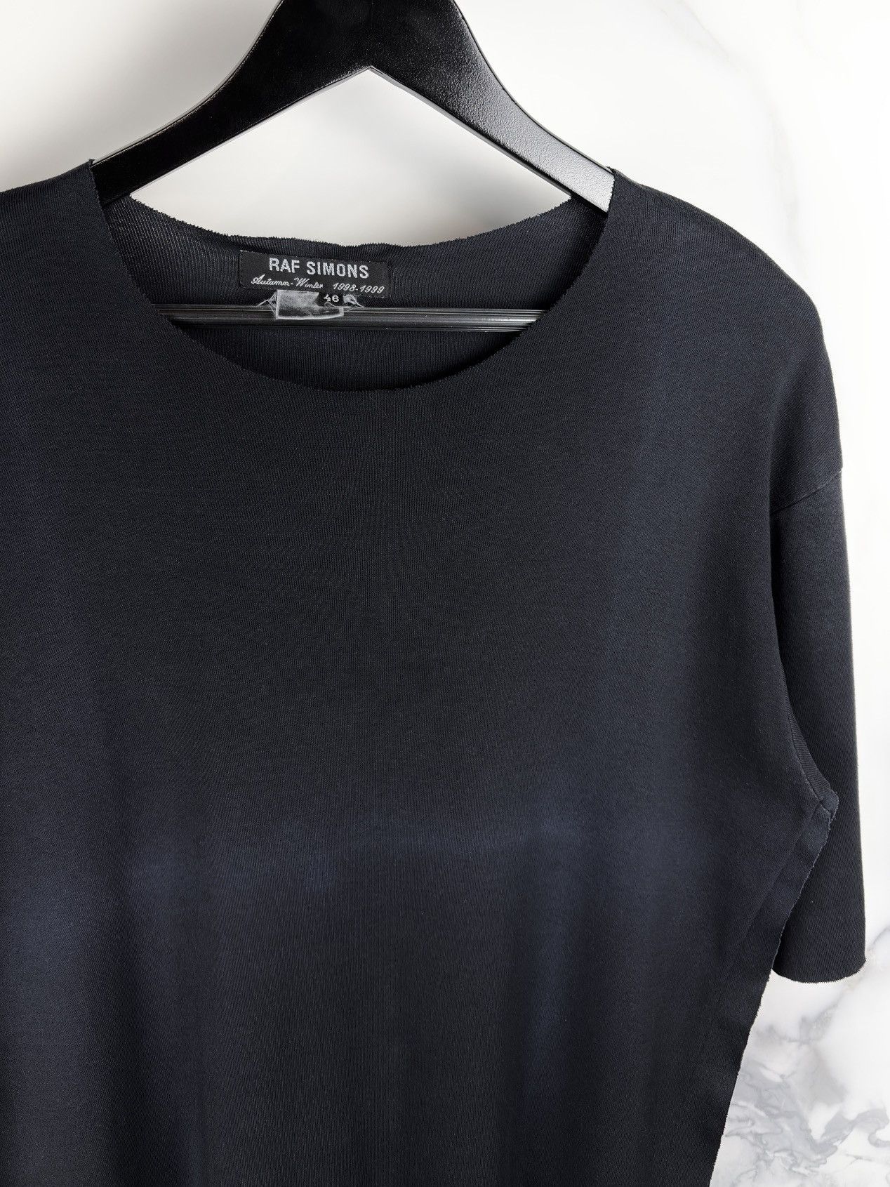 Raf Simons AW98 Raf Simons Radioactivity Raw Seam Inside Out Tshirt Size US M / EU 48-50 / 2 - 3 Thumbnail