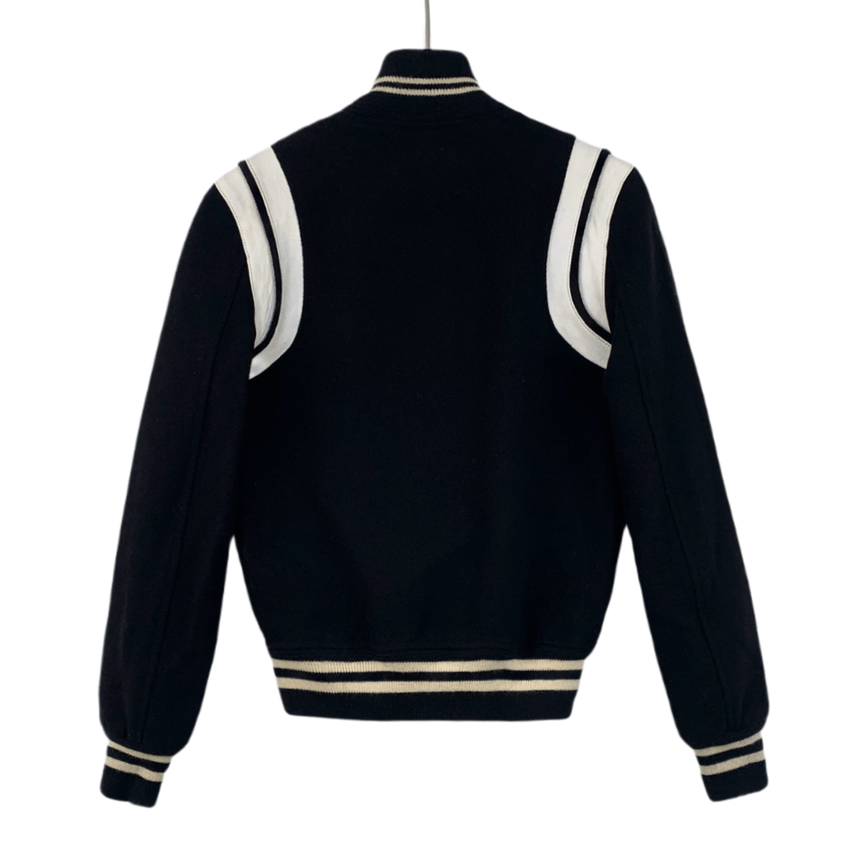 Saint Laurent Paris Saint Laurent Striped Baseball Jacket (Size 150/76Y) Size US XXS / EU 40 - 7 Thumbnail