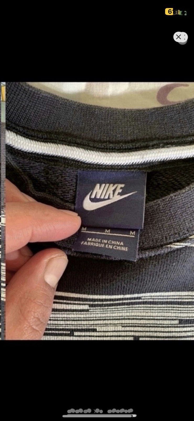 Nike ***FINAL DROP***RARE 00s NIKE HEAVY STRIPED SWEATER M Size US M / EU 48-50 / 2 - 4 Thumbnail