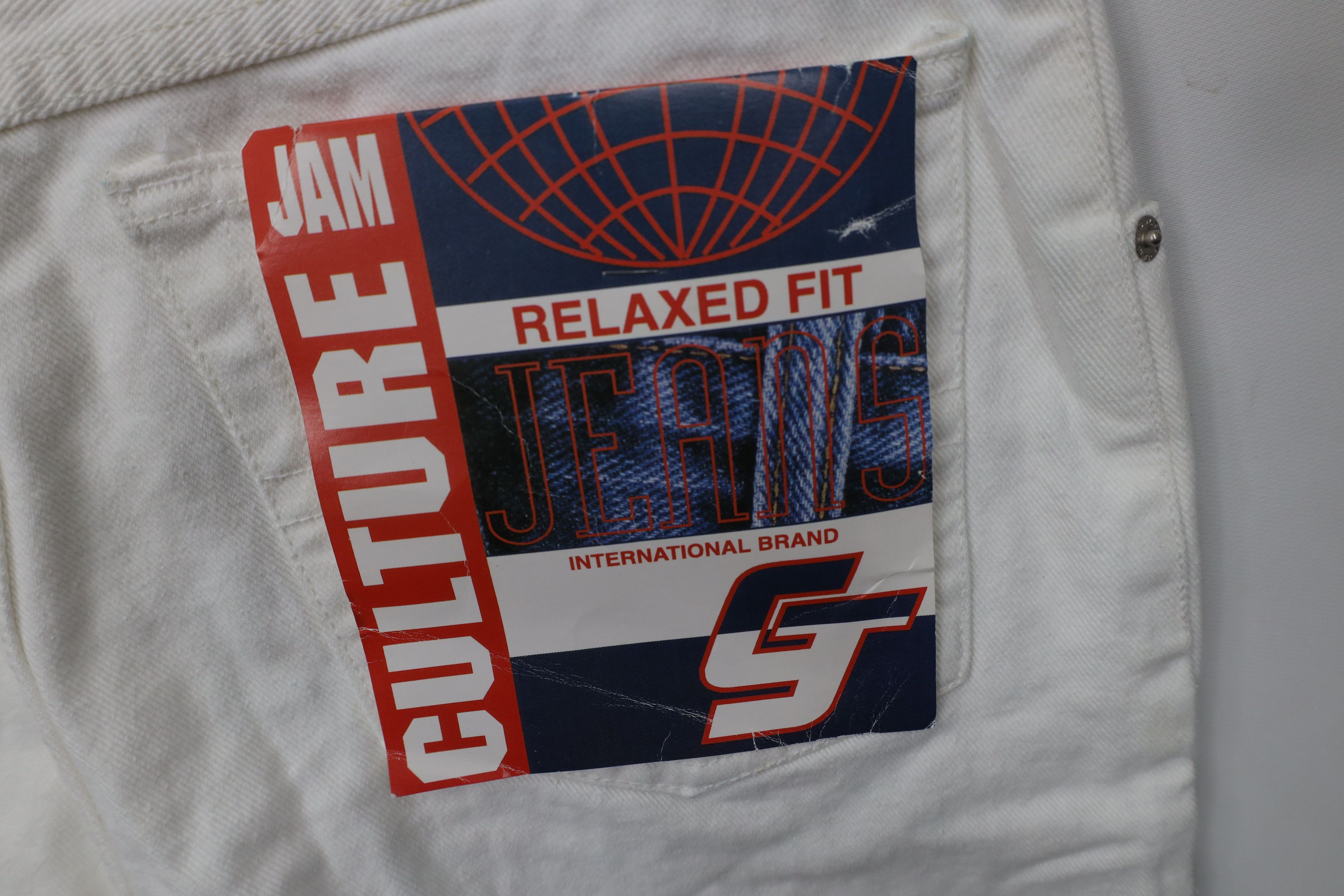 Vintage Deadstock Vintage 90s Streetwear Skateboard Jeans White Size US 30 / EU 46 - 15 Thumbnail