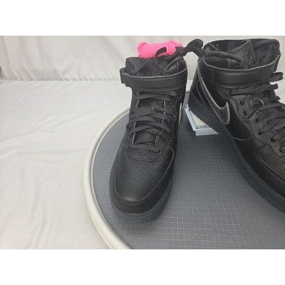 Nike Nike Air Force 1 Mid PRM Black/Silver AF1 Men’s 12 DX3061-00 Size US 12 / EU 45 - 5 Thumbnail