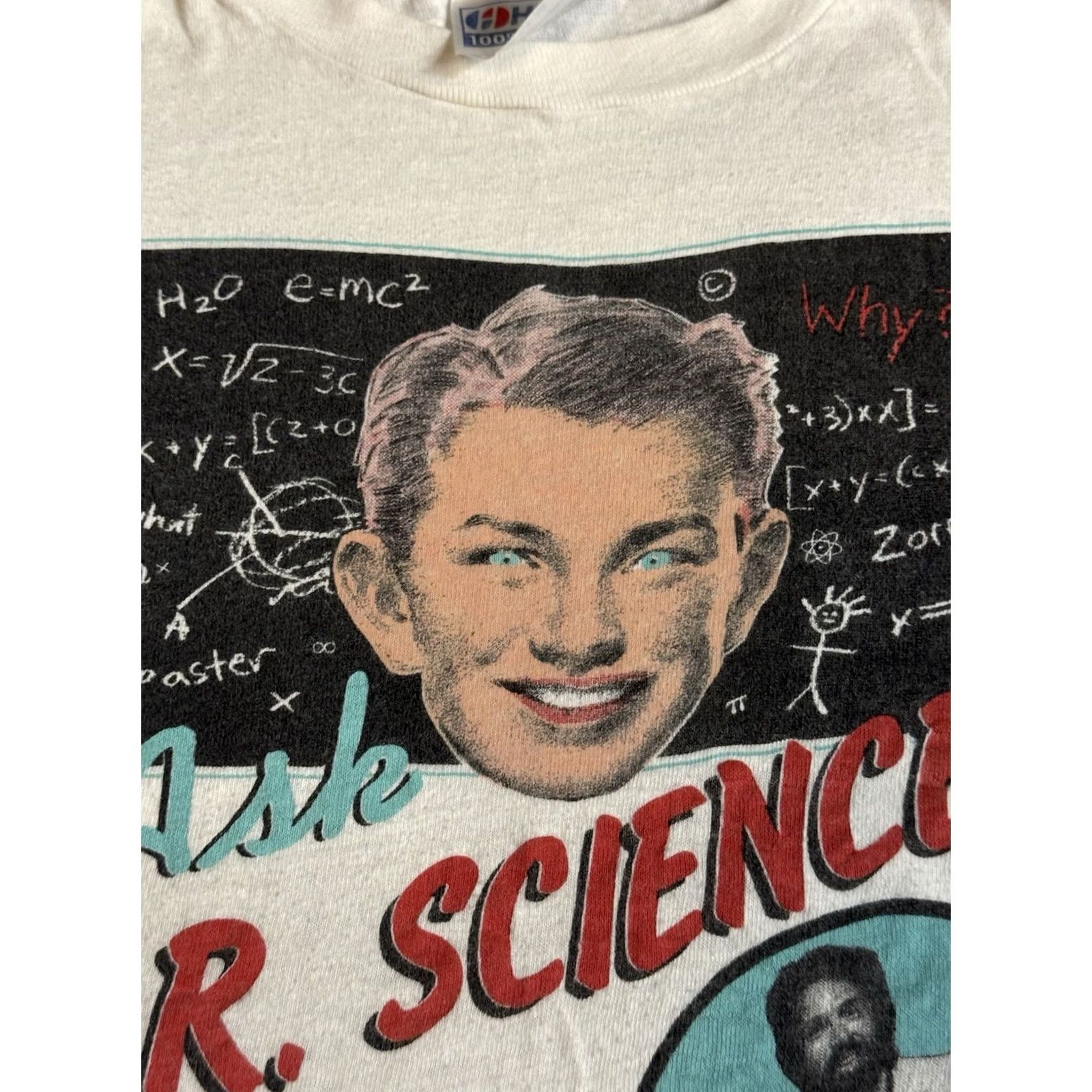Hanes VINTAGE Ask Dr. Science T Shirt S 80s Punk Masters Degree Science White Hanes Mens Size US S / EU 44-46 / 1 - 3 Thumbnail