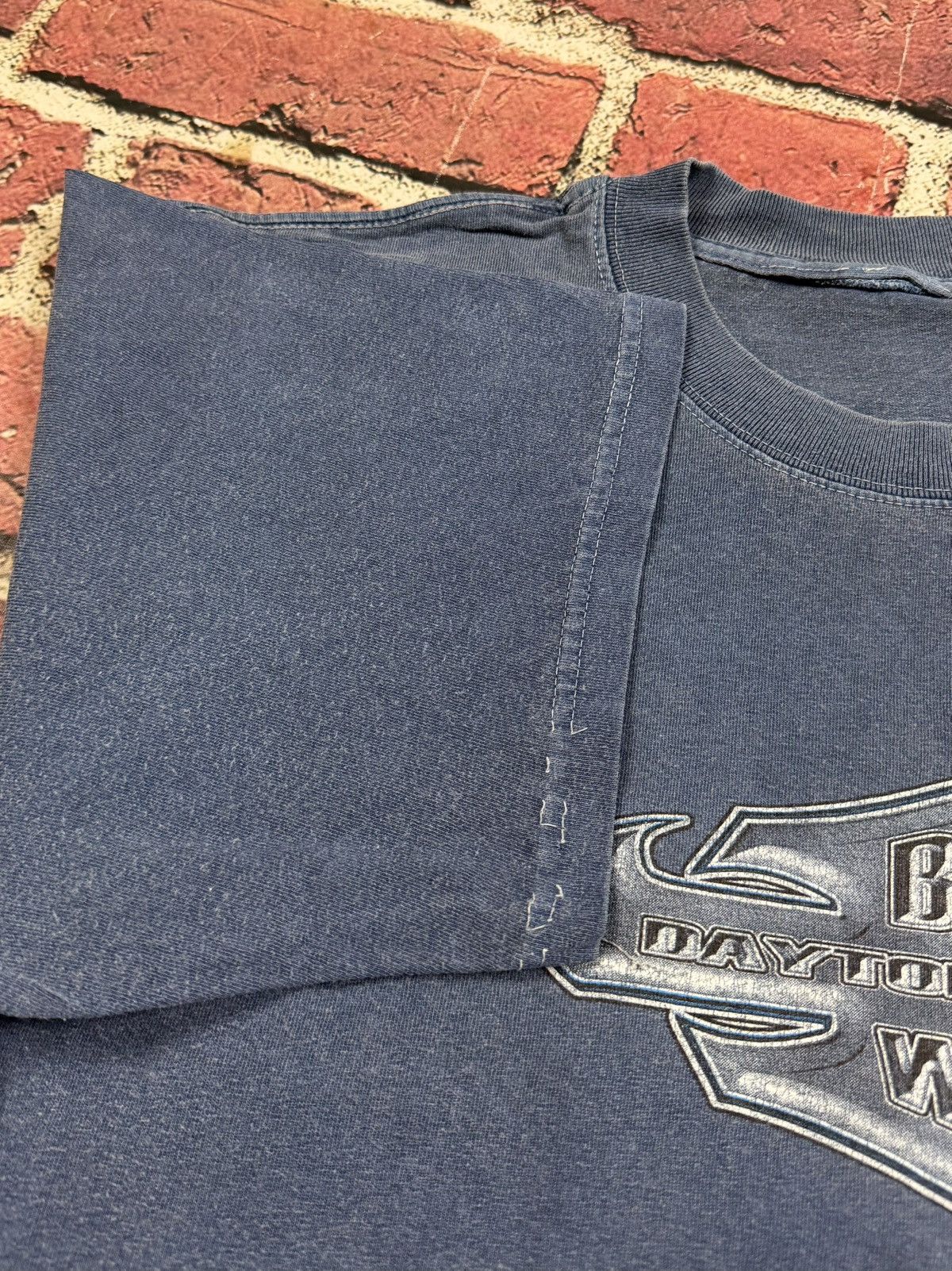 Vintage Vintage Daytona Beach Bike Week Double Sided Motorcycle Tee Size US L / EU 52-54 / 3 - 8 Thumbnail