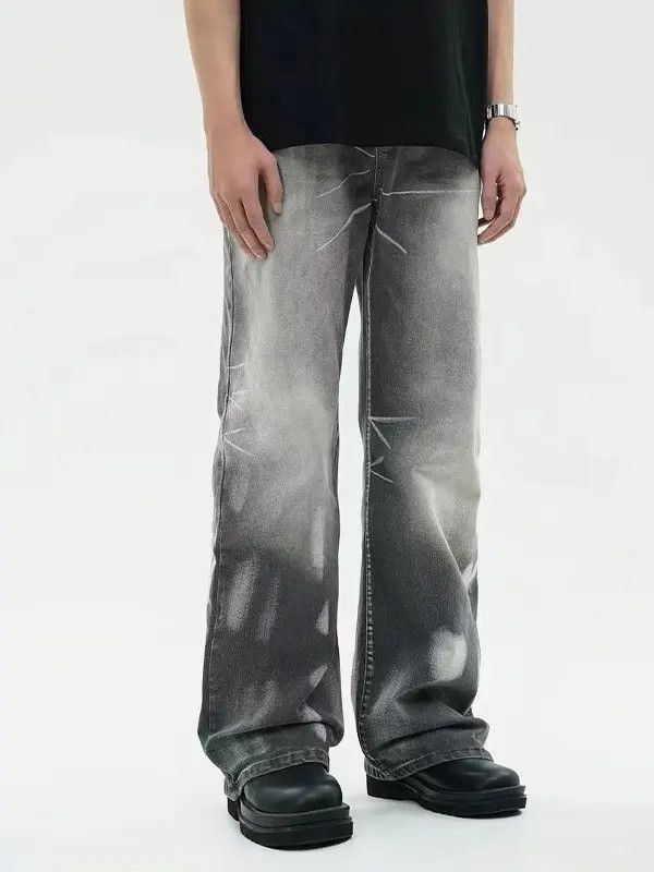 Japanese Brand × Jean Baggy Gray Denim Jeans Size US 28 / EU 44 - 4 Thumbnail