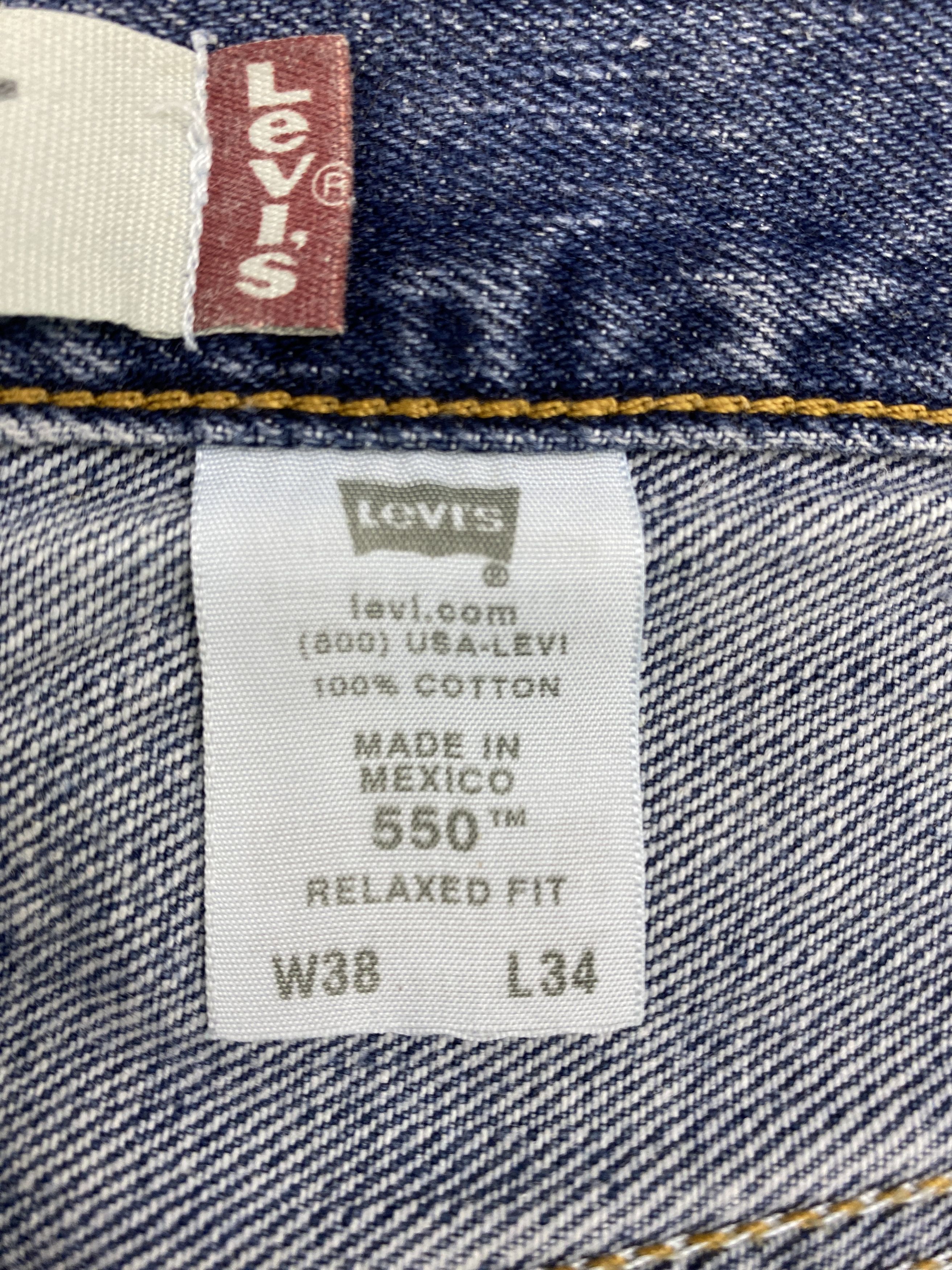 Levi's × Vintage Vintage Levis 550 Blue Denim Jeans Size US 39 - 7 Thumbnail