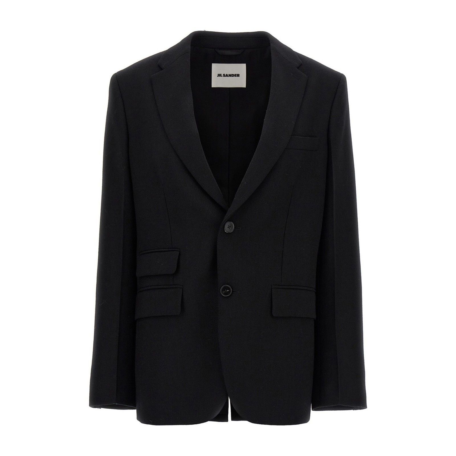 Jil Sander JIL SANDER Single Breasted Black Wool Blazer New & Authentic Size M / US 6-8 / IT 42-44 - 1 Thumbnail