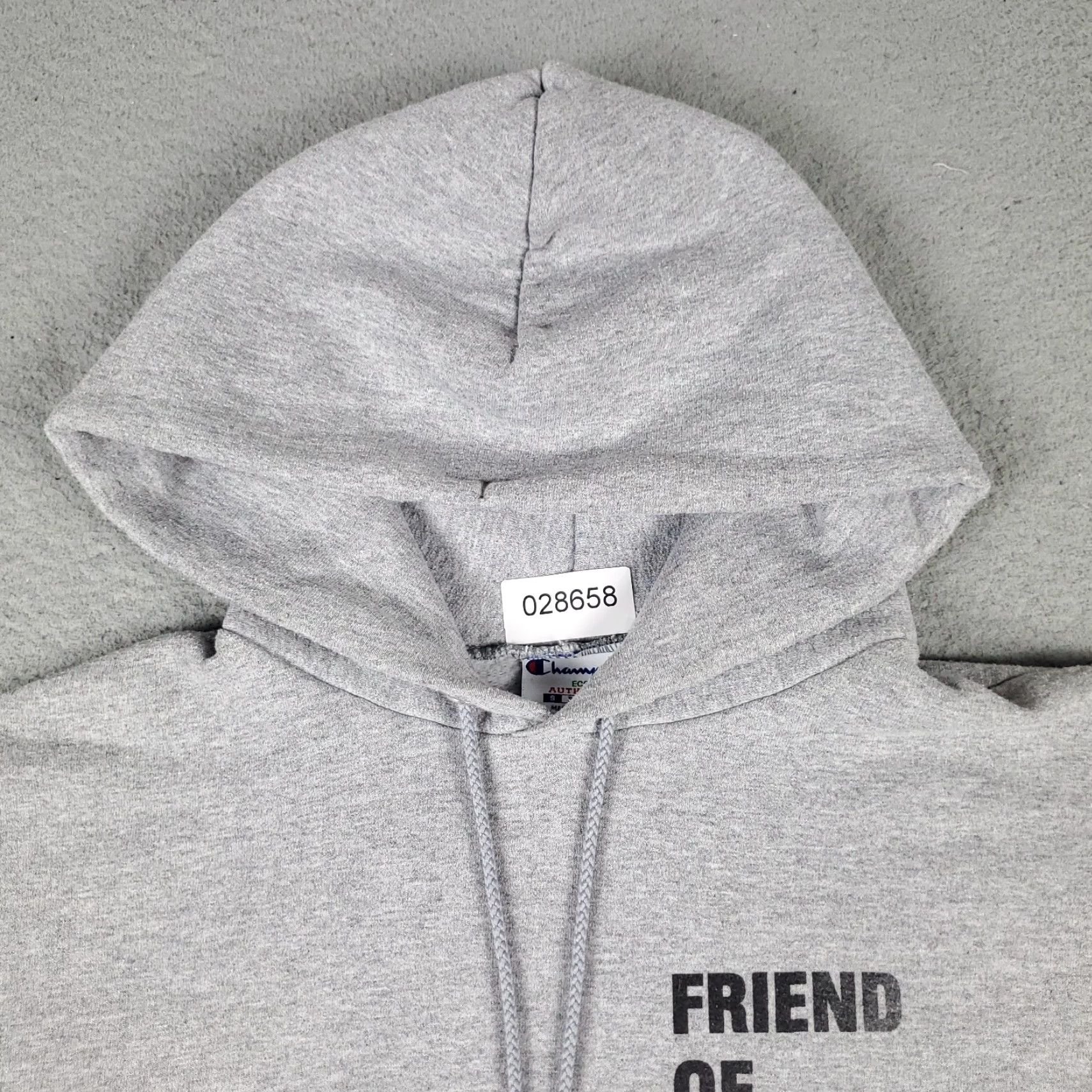 Champion Champion Hoodie Mens Small Gray Pullover Casual Sweatshirt Fleece Long Sleeve Size US S / EU 44-46 / 1 - 2 Thumbnail