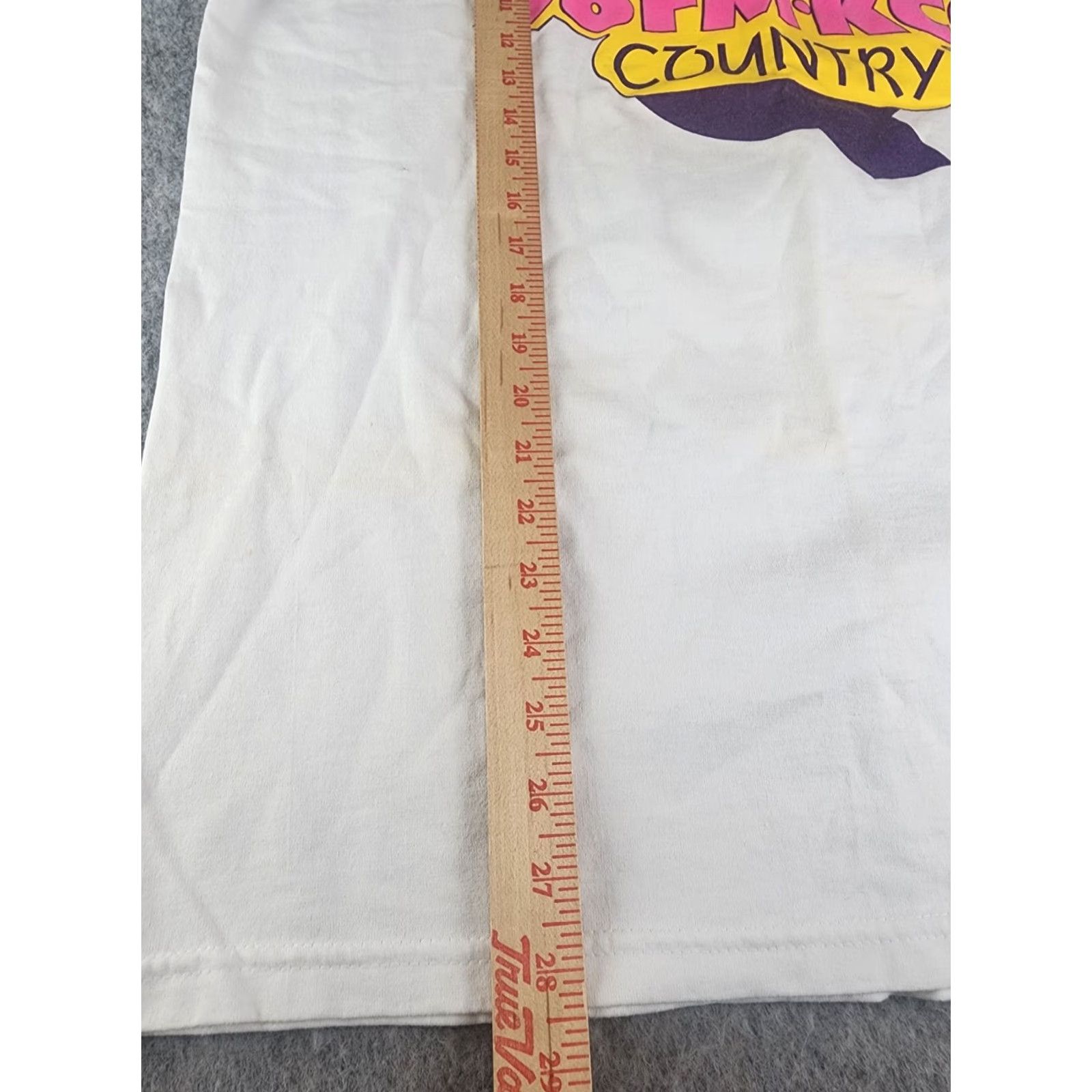 Gildan VINTAGE 98 FM KCQ COUNTRY MUSIC FEST Shirt Trace Adkins XL Men White T-Shirt Music Kenny 2000s Gildan Size US XL / EU 56 / 4 - 8 Thumbnail