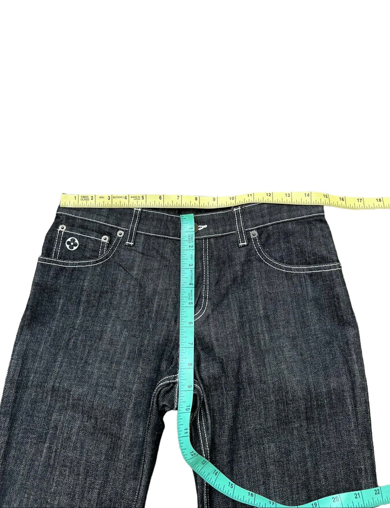 Louis Vuitton NWT LV Denim Flare Jeans Size 26" / US 2 / IT 38 - 22 Thumbnail
