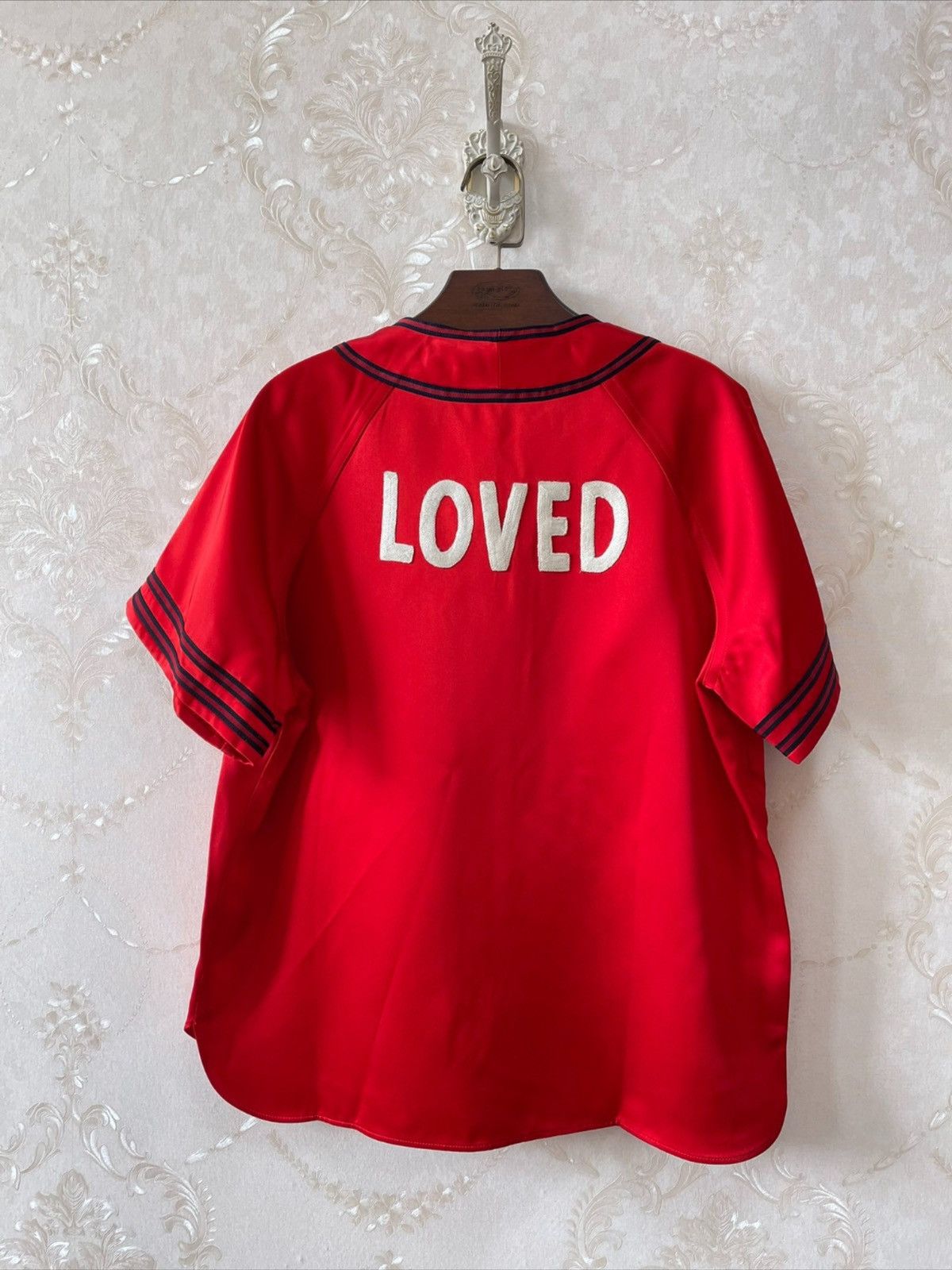 Gucci Gucci runway Gucci Baseball Embroidery Top Red Size S / US 4 / IT 40 - 8 Thumbnail