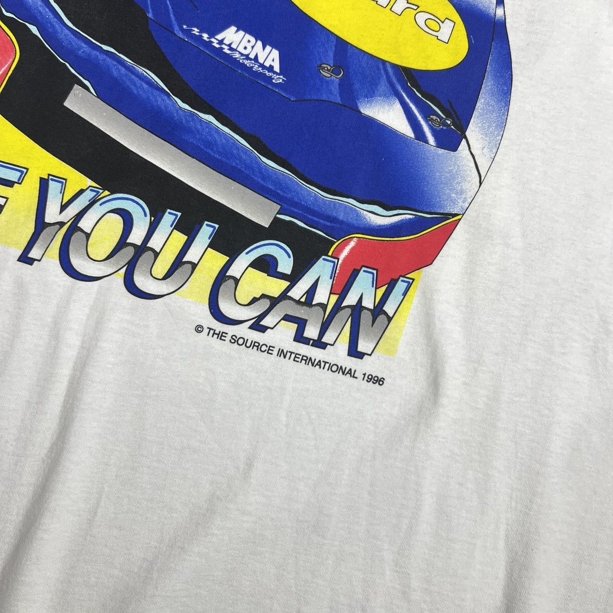 Vintage Vintage 1996 MBNA MASTER CARD RACING TEE Size US XL / EU 56 / 4 - 5 Thumbnail