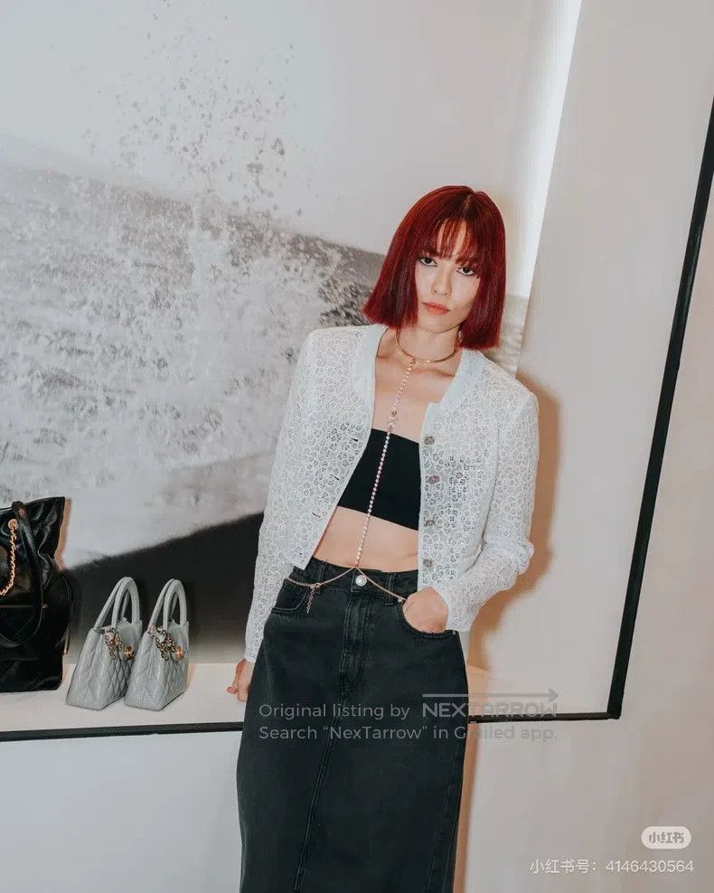 Chanel Chanel 24 spring and summer beautiful white sequin camelia Size XS / US 0-2 / IT 36-38 - 7 Thumbnail