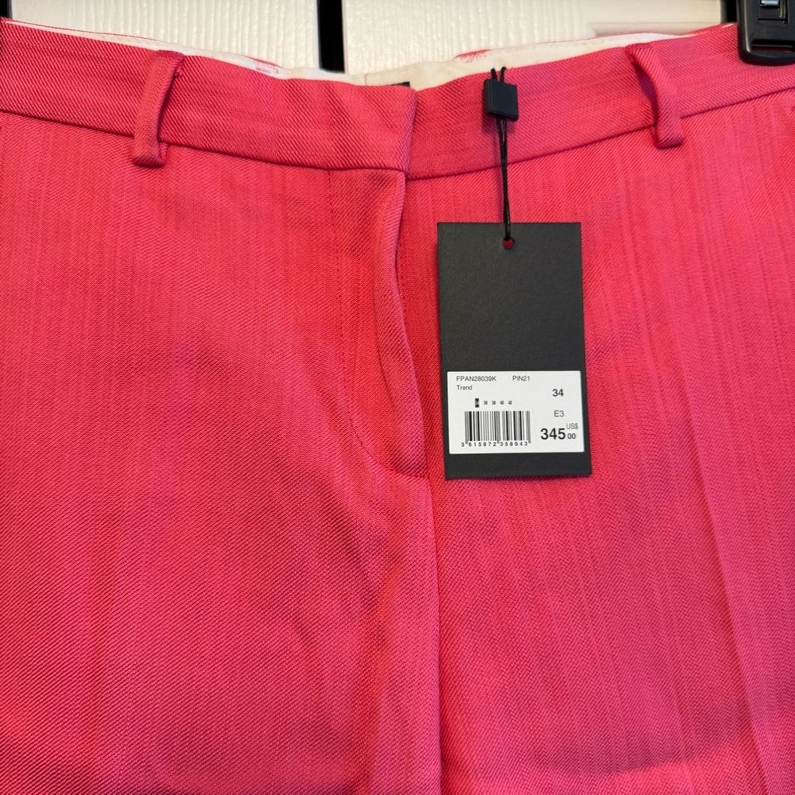 The Kooples NWT! The Kooples Pink Trousers, Size 34 Size XS / US 0-2 / IT 36-38 - 4 Thumbnail