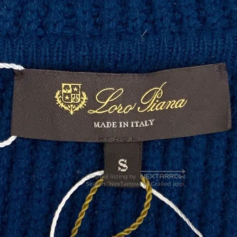 Loro Piana Loro Piana Navy blue cashmere hooded zippered long sleeve Size S / US 4 / IT 40 - 5 Thumbnail
