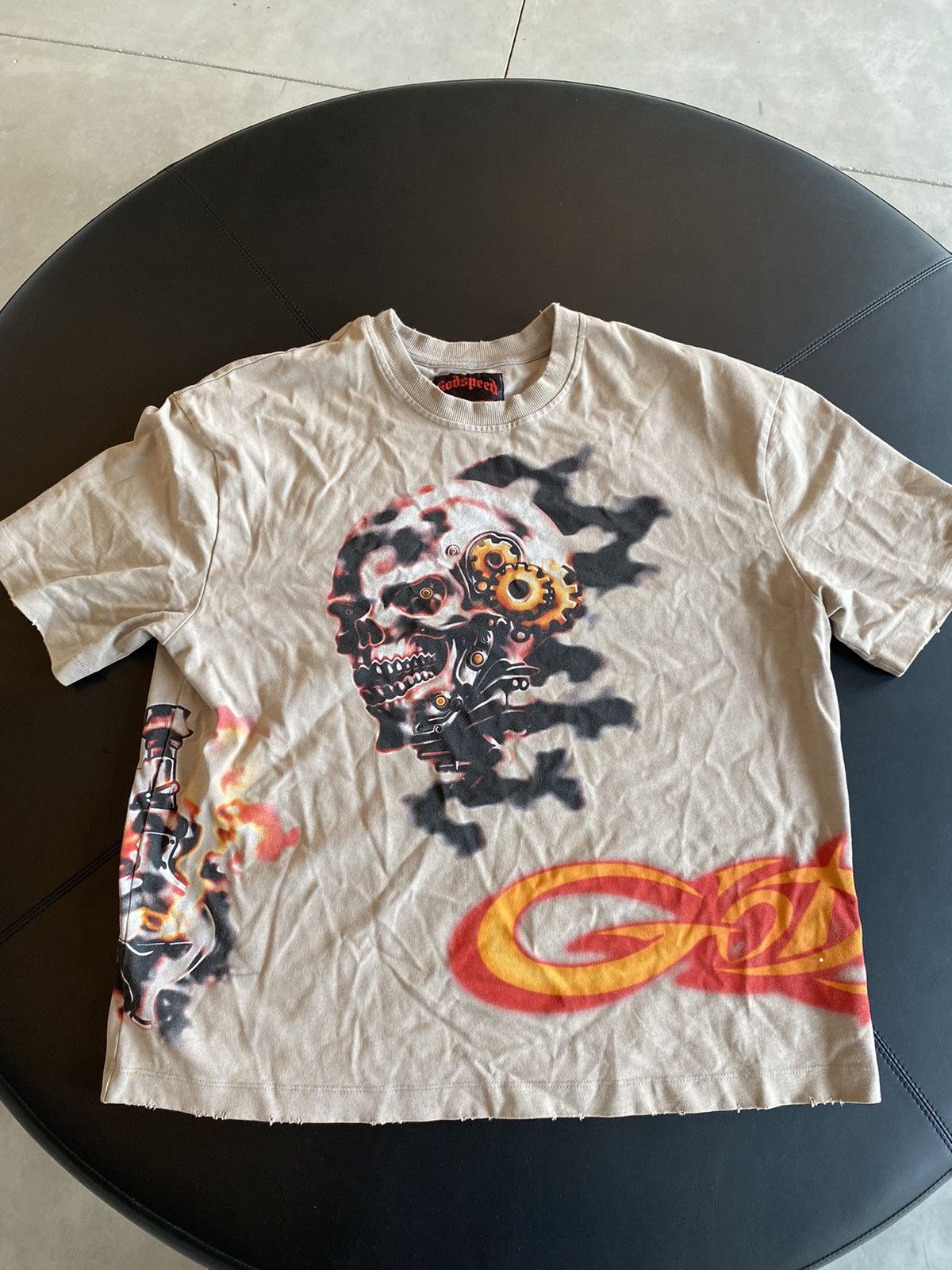 Godspeed Godspeed P.Y.P Tee Taupe Size US S / EU 44-46 / 1 - 1 Thumbnail