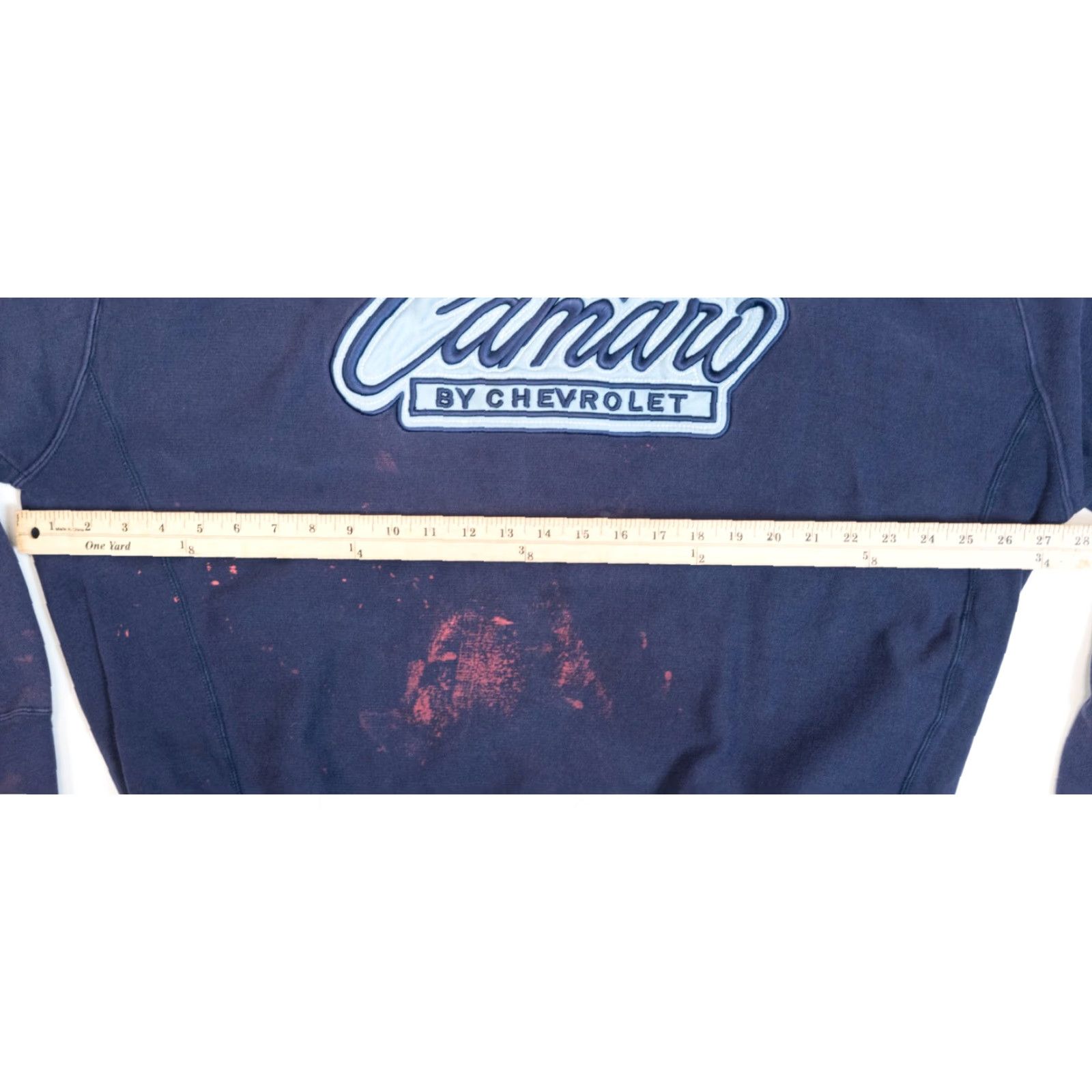Vintage VINTAGE Camaro Crewneck Sweatshirt Chevrolet Cars Men 2XL Blue Distressed Sweatshirt Car Race Graphic Print Logo USA VTG Distress 90s Size US XXL / EU 58 / 5 - 5 Thumbnail