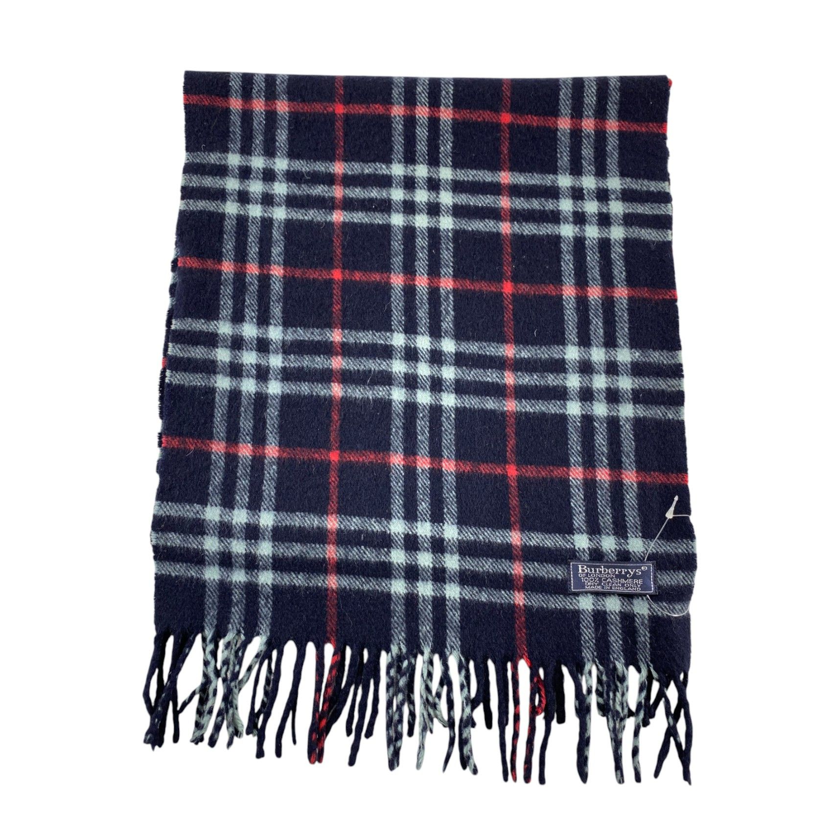 Burberry × Vintage Burberry Scarf / Muffler / Neckwear - WW1638 Size ONE SIZE - 2 Thumbnail