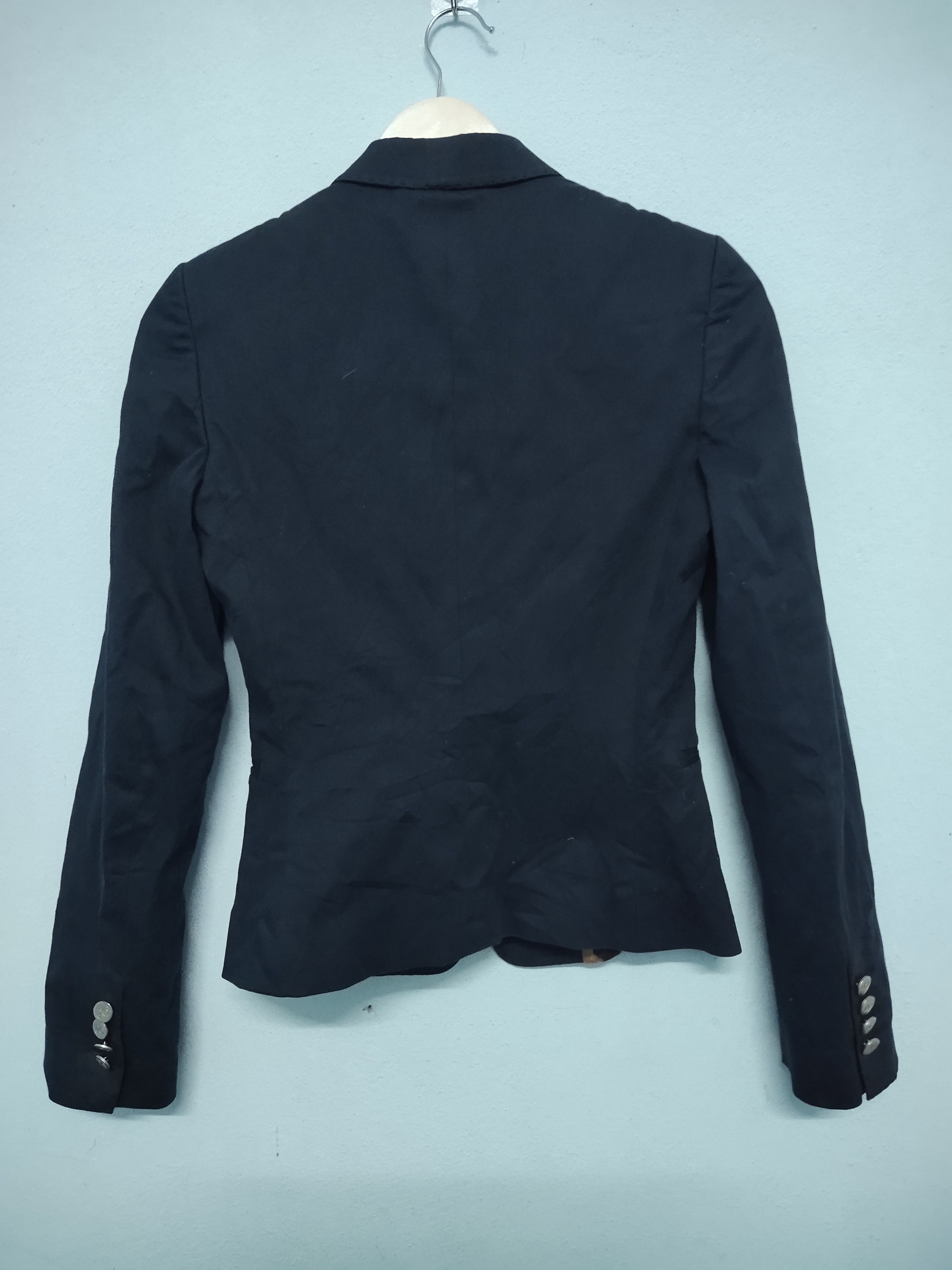 Dolce & Gabbana × Vintage Dolce & Gabbana Velour Leopard Blazer Size XS / US 0-2 / IT 36-38 - 2 Thumbnail