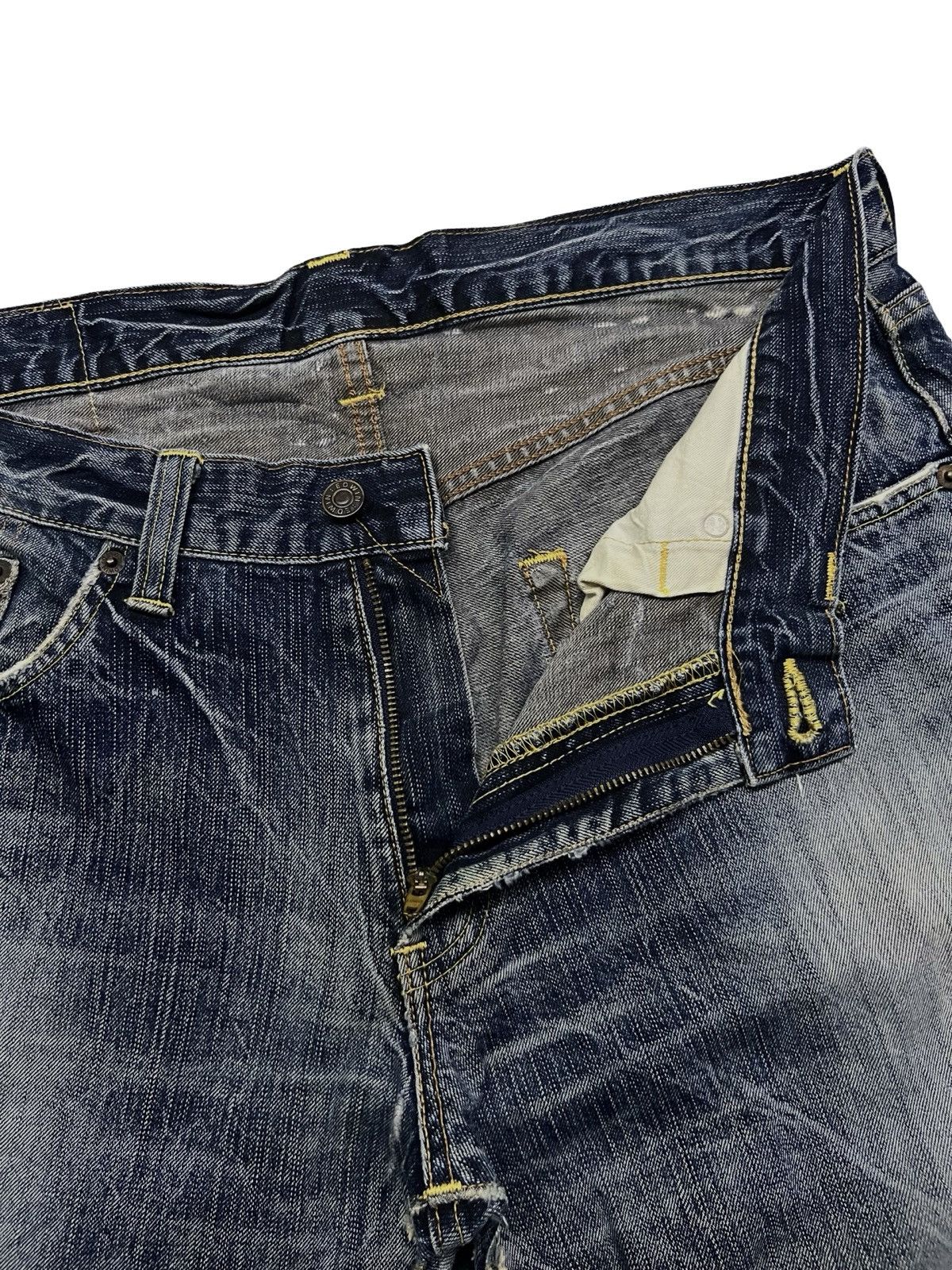 Edwin Vintage 00s Edwin 503 Blue Trip Japan | Faded Thunder Wash Size US 36 / EU 52 - 9 Thumbnail