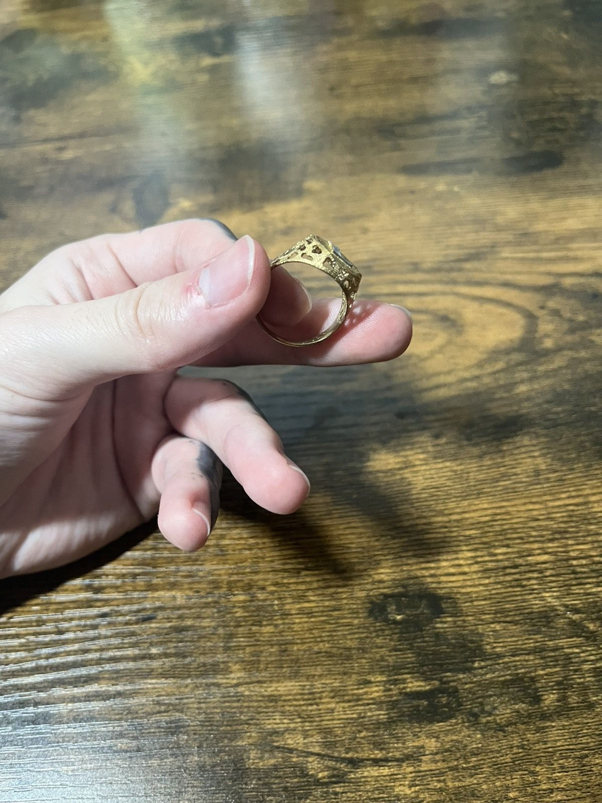 Other L letter ring gold and silver size 7 Size ONE SIZE - 3 Thumbnail