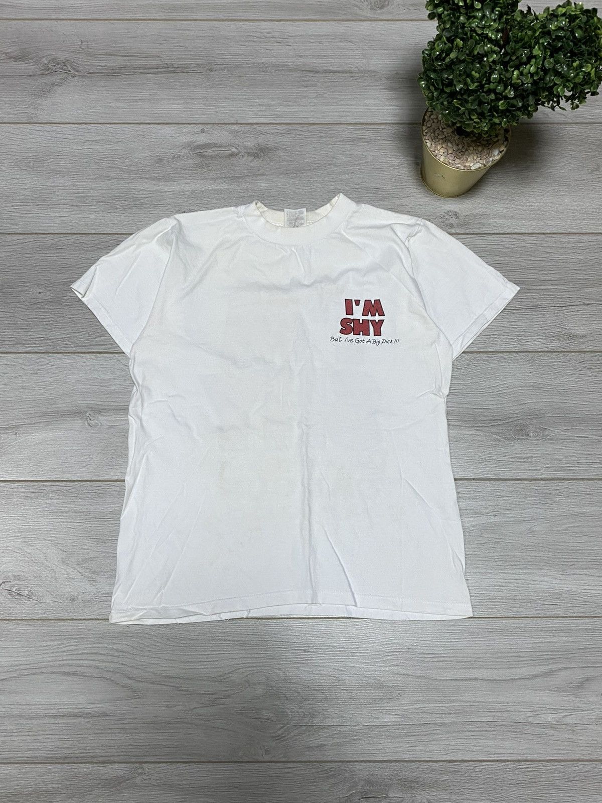 Vintage I’m shy but I’ve got a big dick Cancun Mexico tee humor porn Size US M / EU 48-50 / 2 - 2 Thumbnail