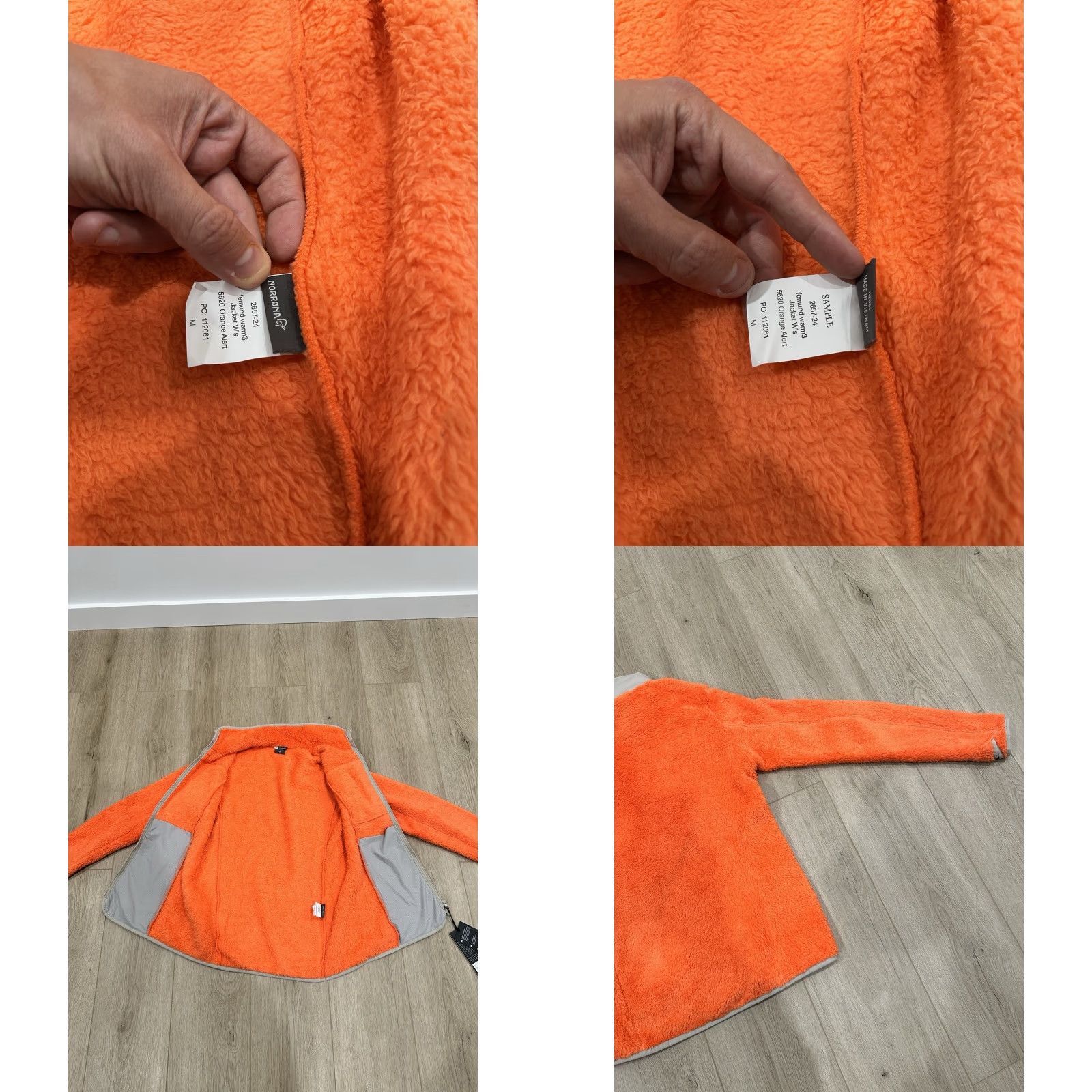 Vintage Norrona Femund Warm3 Fleece Jacket Womens Medium Full Zip Orange NWT Sample Size M / US 6-8 / IT 42-44 - 8 Thumbnail