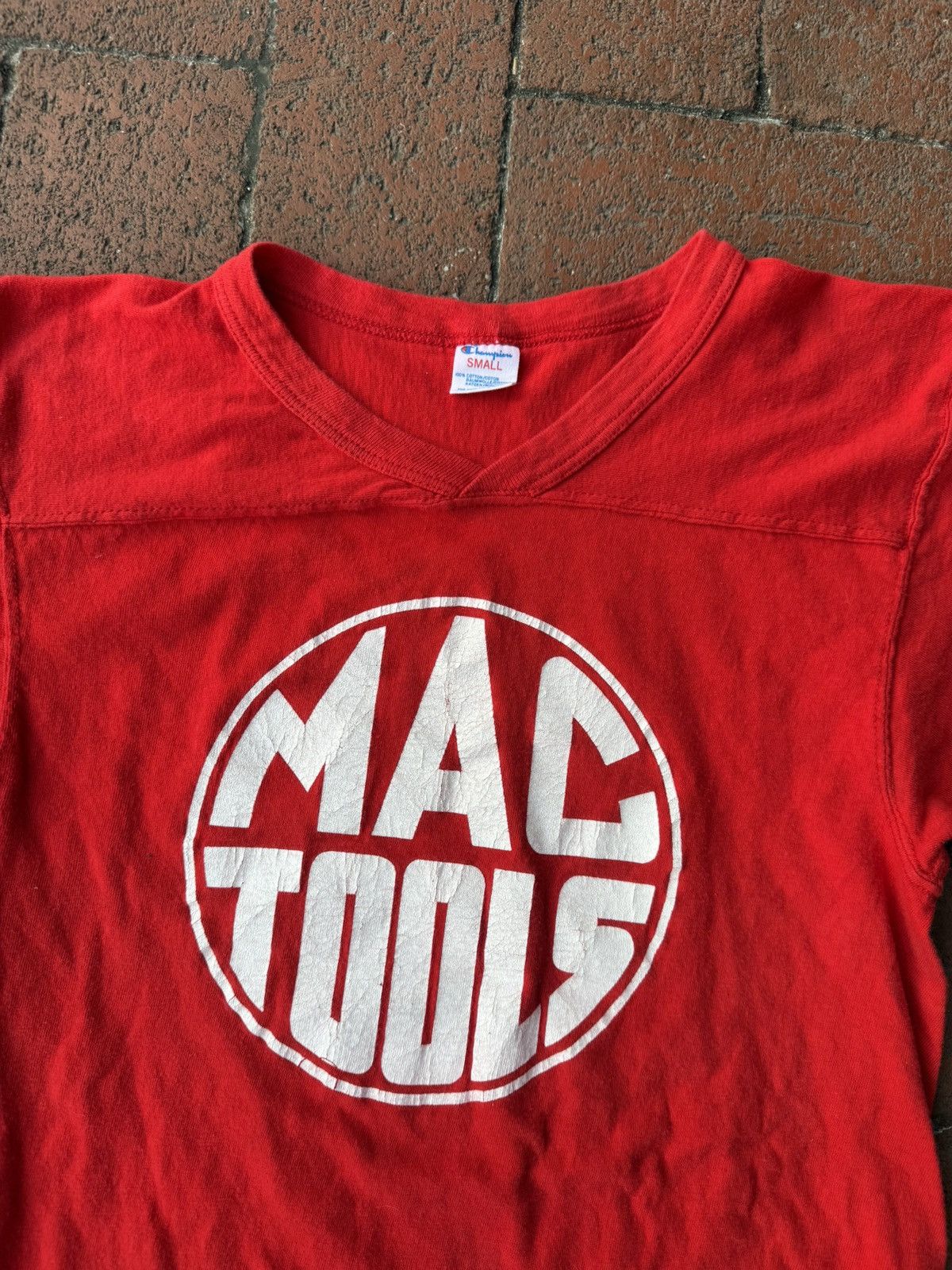 Champion Vintage 1970s Mac Tools Shirt Varsity Football Style Tee S Size US S / EU 44-46 / 1 - 2 Thumbnail