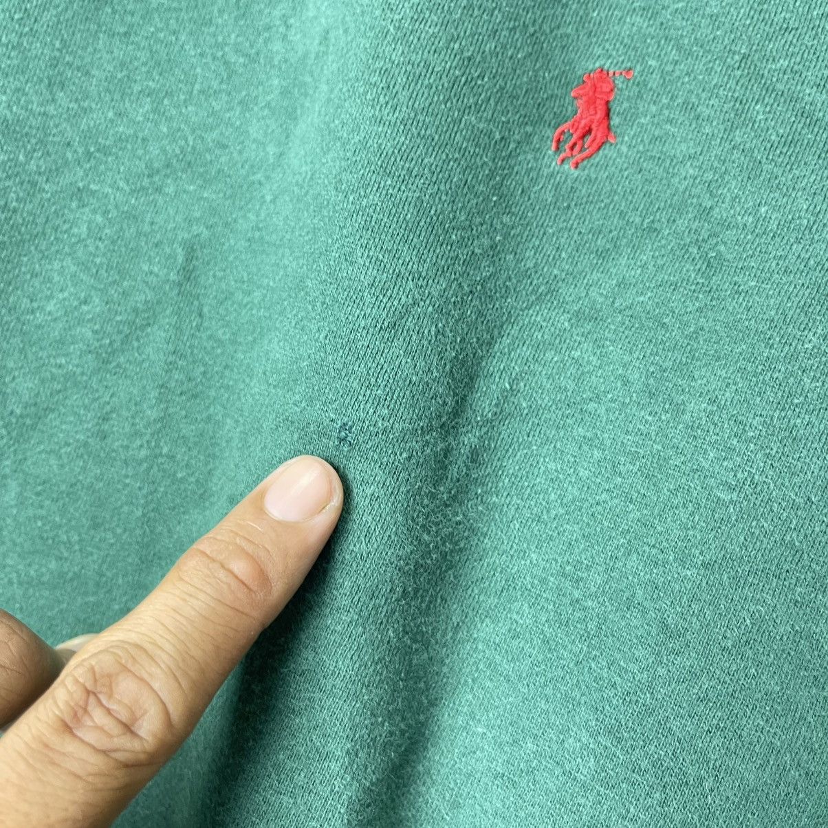 Polo Ralph Lauren Vintage Polo Ralph Lauren Green Crewneck Sweatshirt Size US L / EU 52-54 / 3 - 4 Thumbnail