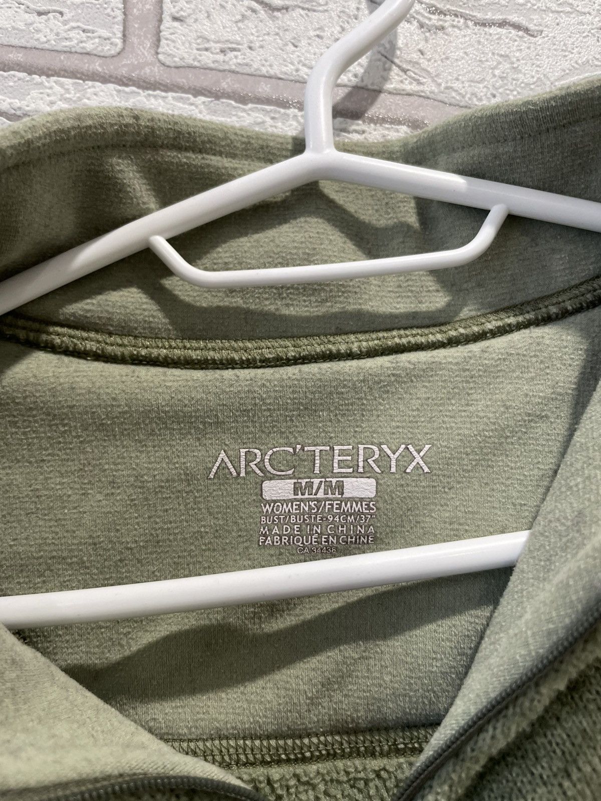 Arc'teryx × Vintage Arc'teryx Fleece Jacket 1/4 Zip Sherpa Long Sleeve Green Size M / US 6-8 / IT 42-44 - 6 Thumbnail