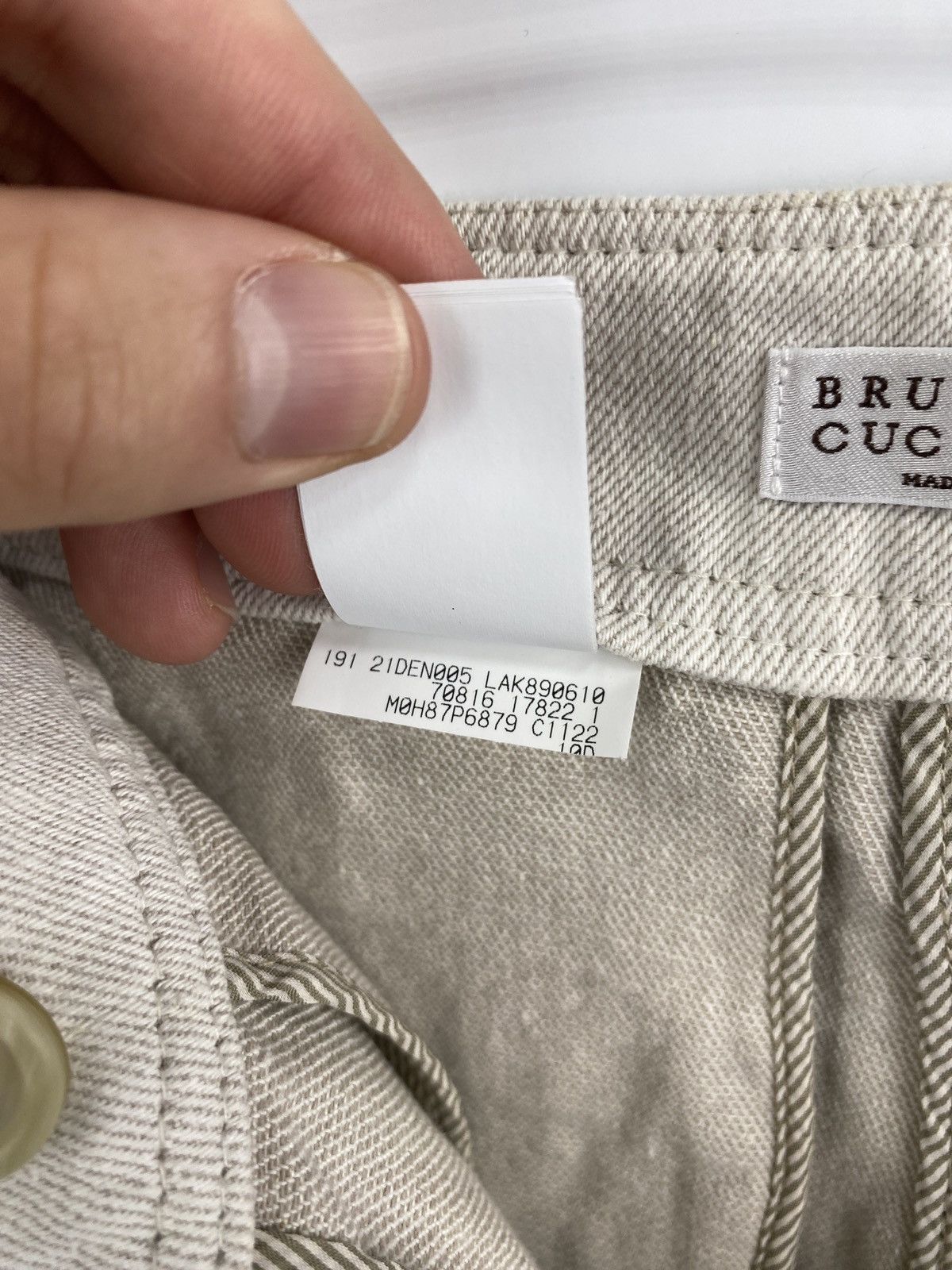 Brunello Cucinelli 🇮🇹 Brunello Cucinelli Linen 23% Pants Rare Retro Size 28" / US 6 / IT 42 - 7 Thumbnail