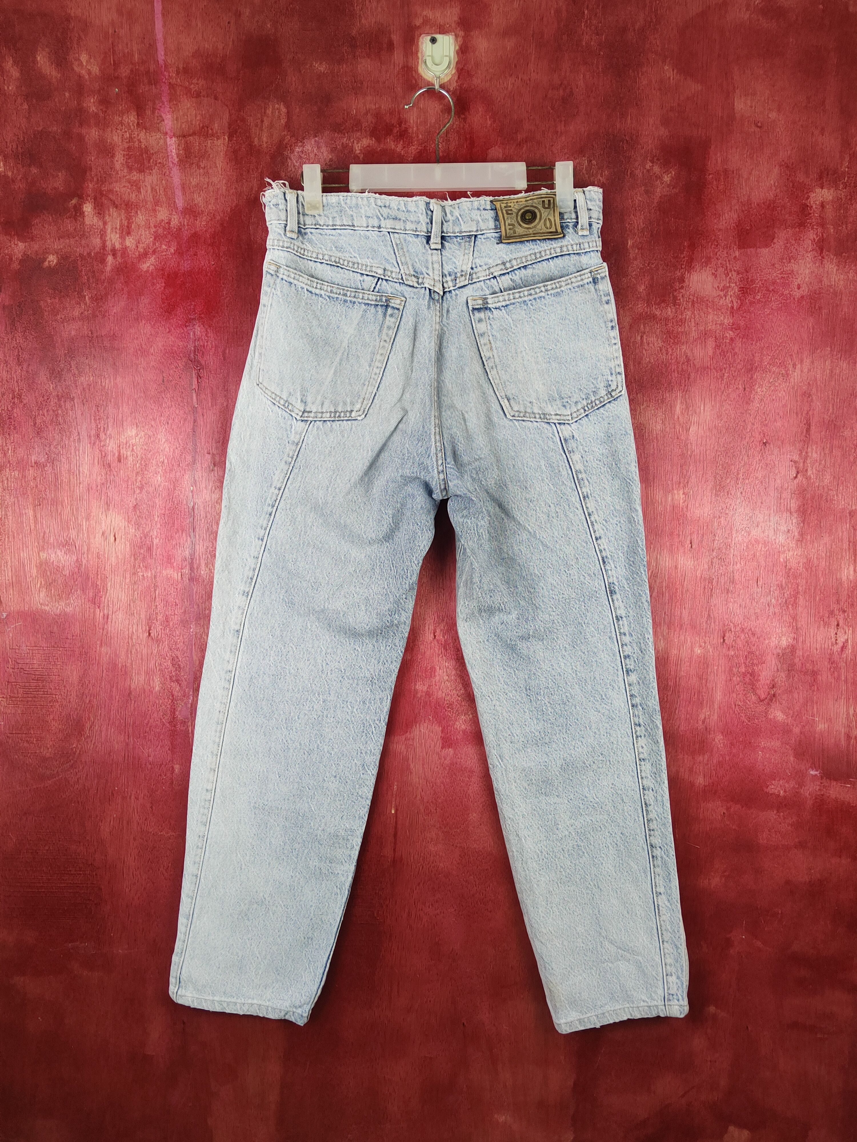 Vintage Wrangler Blue Faded Distressed Ripped Jeans #S1664 Size US 30 / EU 46 - 8 Thumbnail