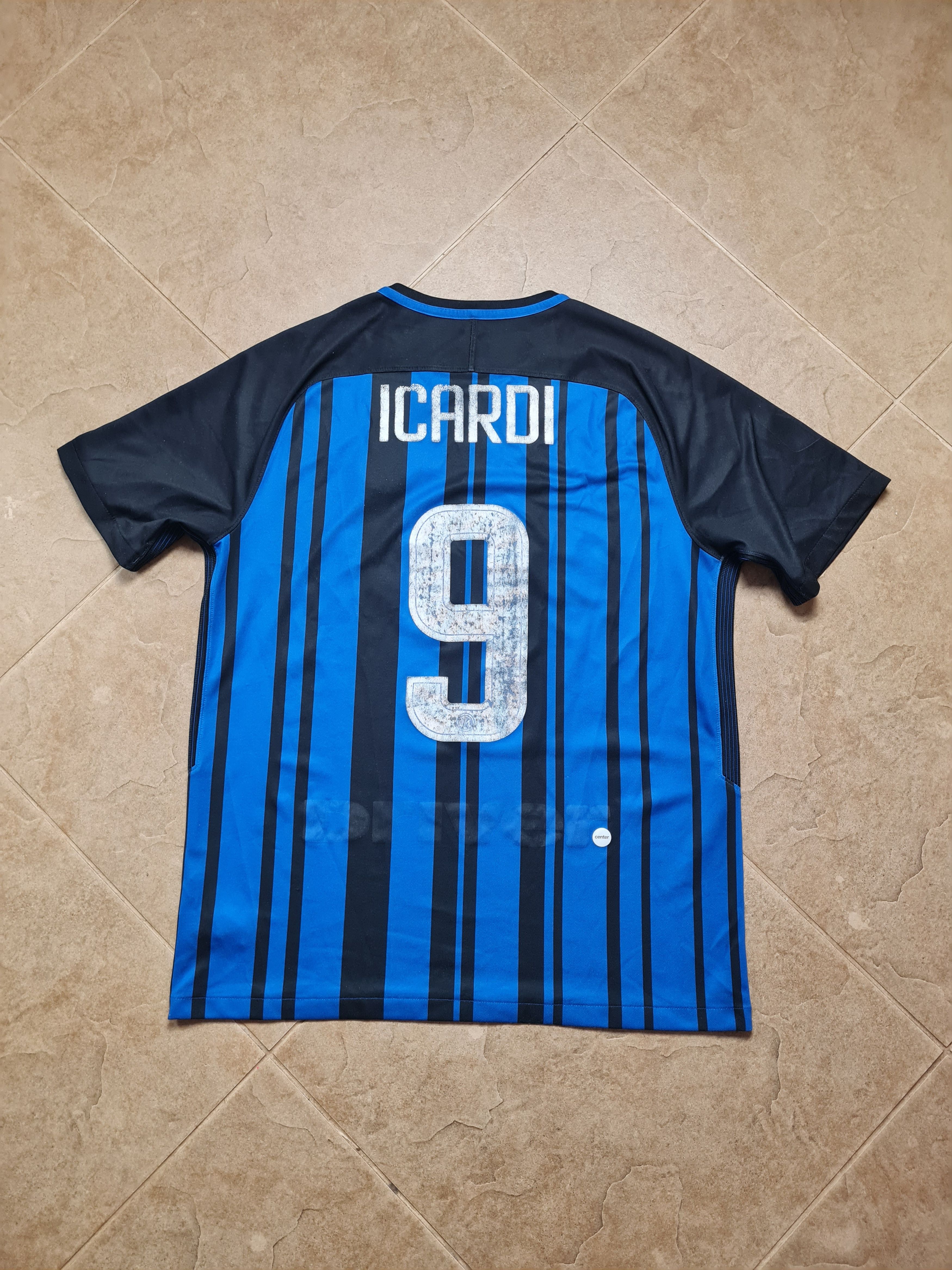 Nike JERSEY NIKE INTER MILAN 2017 2018 ICARDI #9 SHIRT FOOTBALL Size US L / EU 52-54 / 3 - 1 Thumbnail