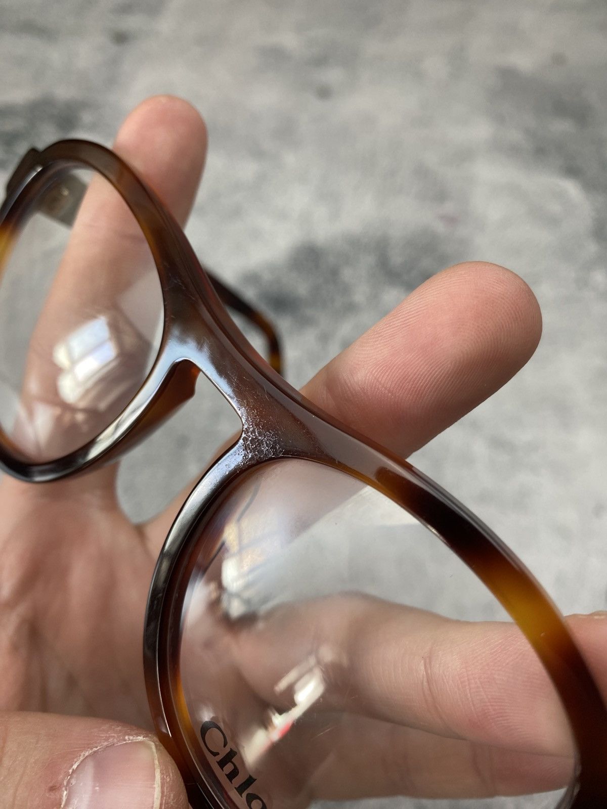 Chloe Rare Chloe Round Tortoise Optical Glasses Frames Size ONE SIZE - 9 Thumbnail