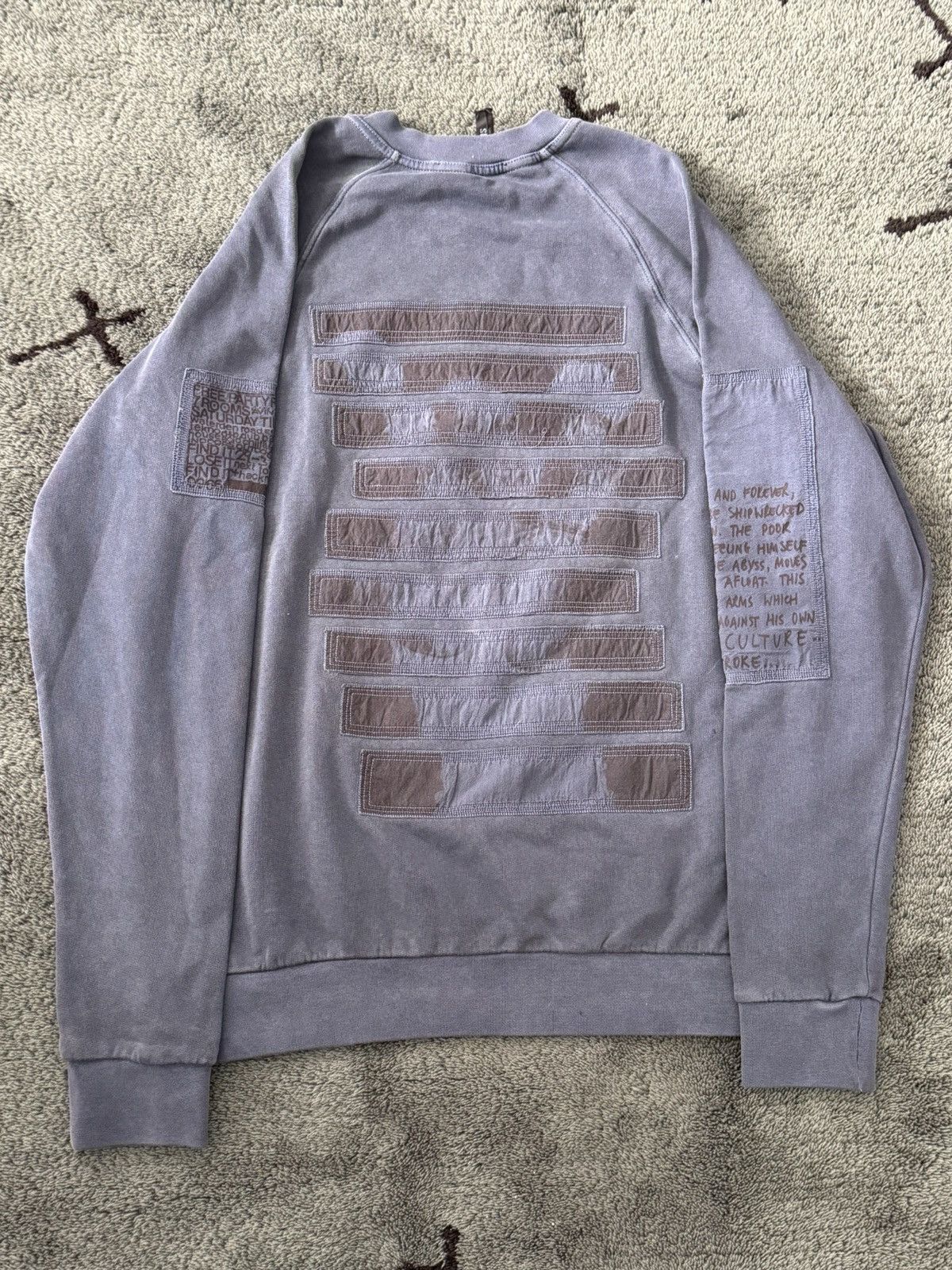 Raf Simons Raf simon’s aw04 waves patch sweater Size US M / EU 48-50 / 2 - 2 Thumbnail