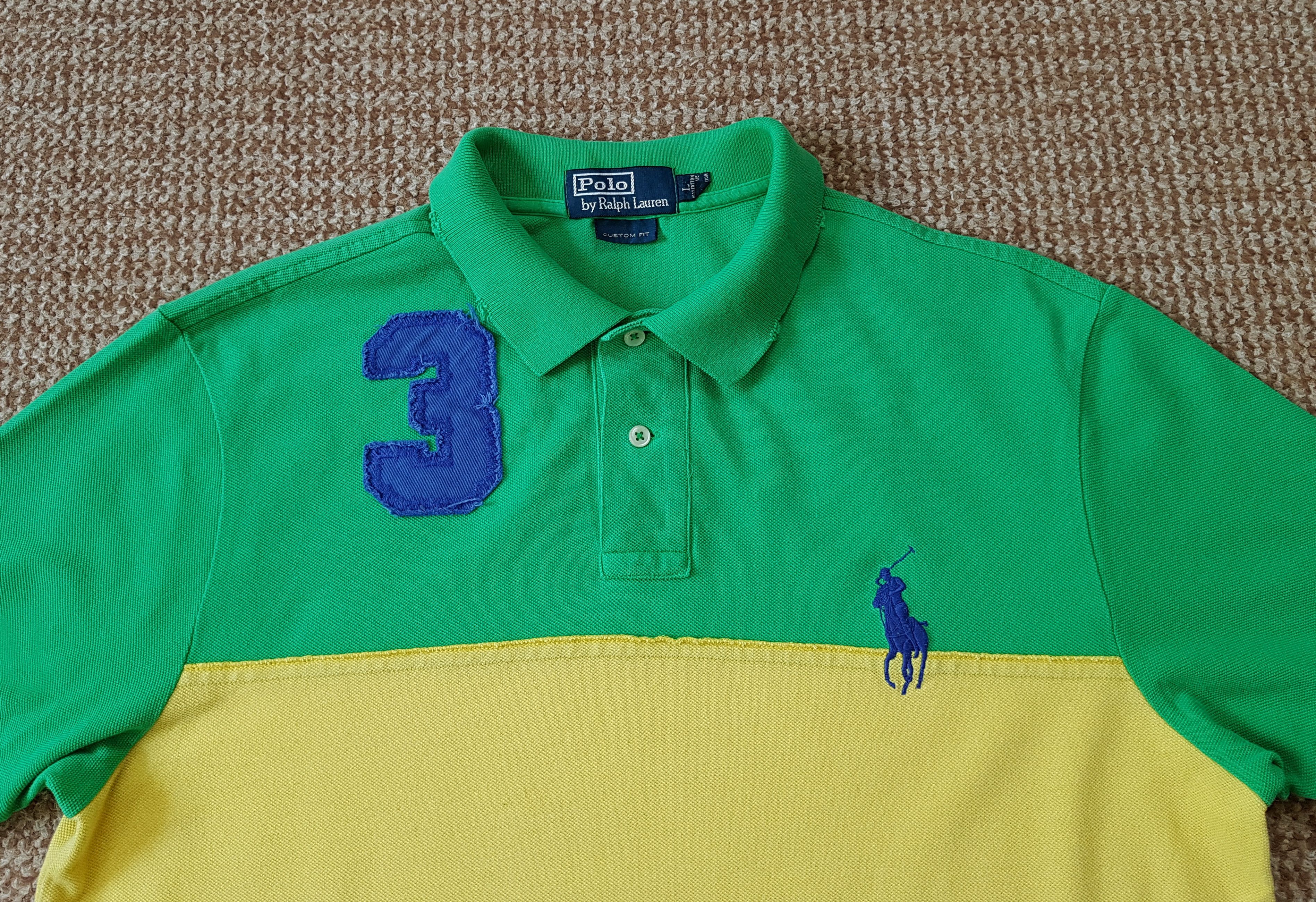 Polo Ralph Lauren Vintage Y2K Polo Ralph Lauren #3 Distressed Shirt Big Pony Size US L / EU 52-54 / 3 - 2 Thumbnail