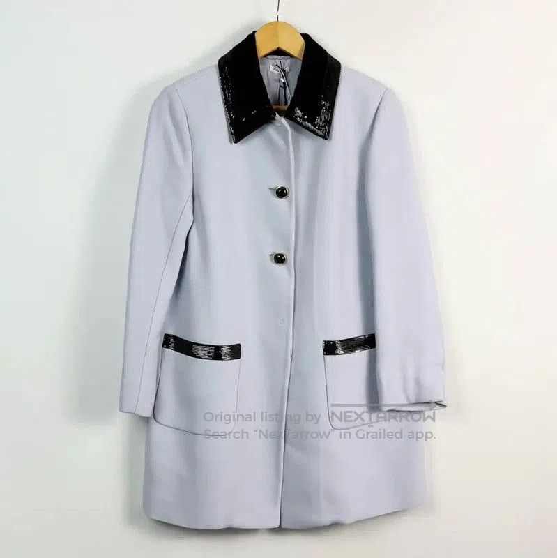 Miu Miu Miu Miu Women's Blue Wool Coat . Size XXS / US 00 / IT 34 - 1 Thumbnail