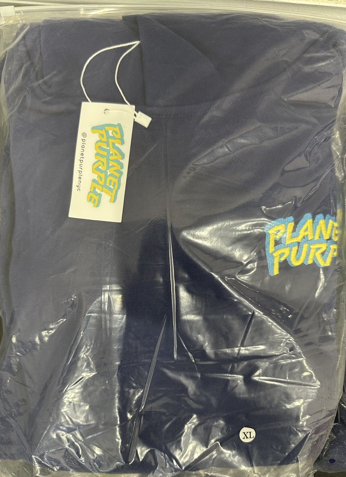 Other Planet Purple Varsity FYR Hoodie XL Blue Size US XL / EU 56 / 4 - 2 Thumbnail