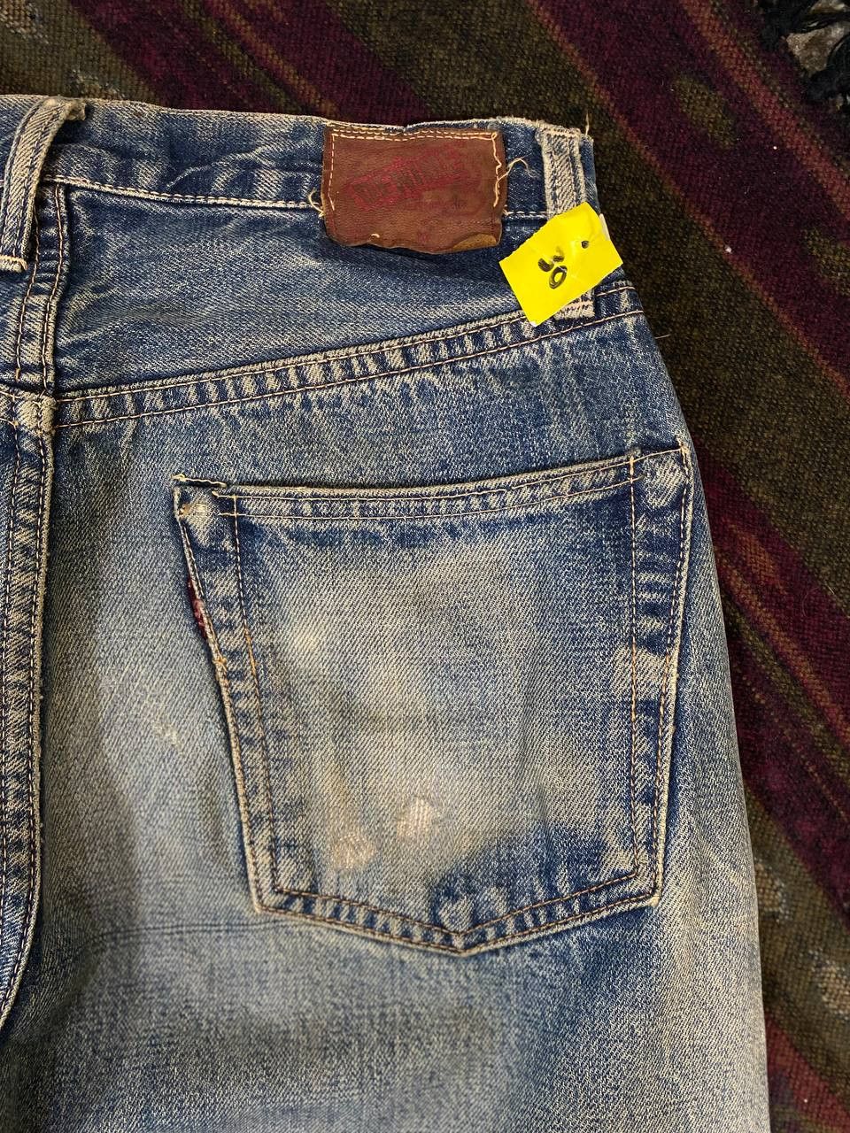 Denime vintage denime shashiko selvedge denim nice design Size US 30 / EU 46 - 5 Thumbnail