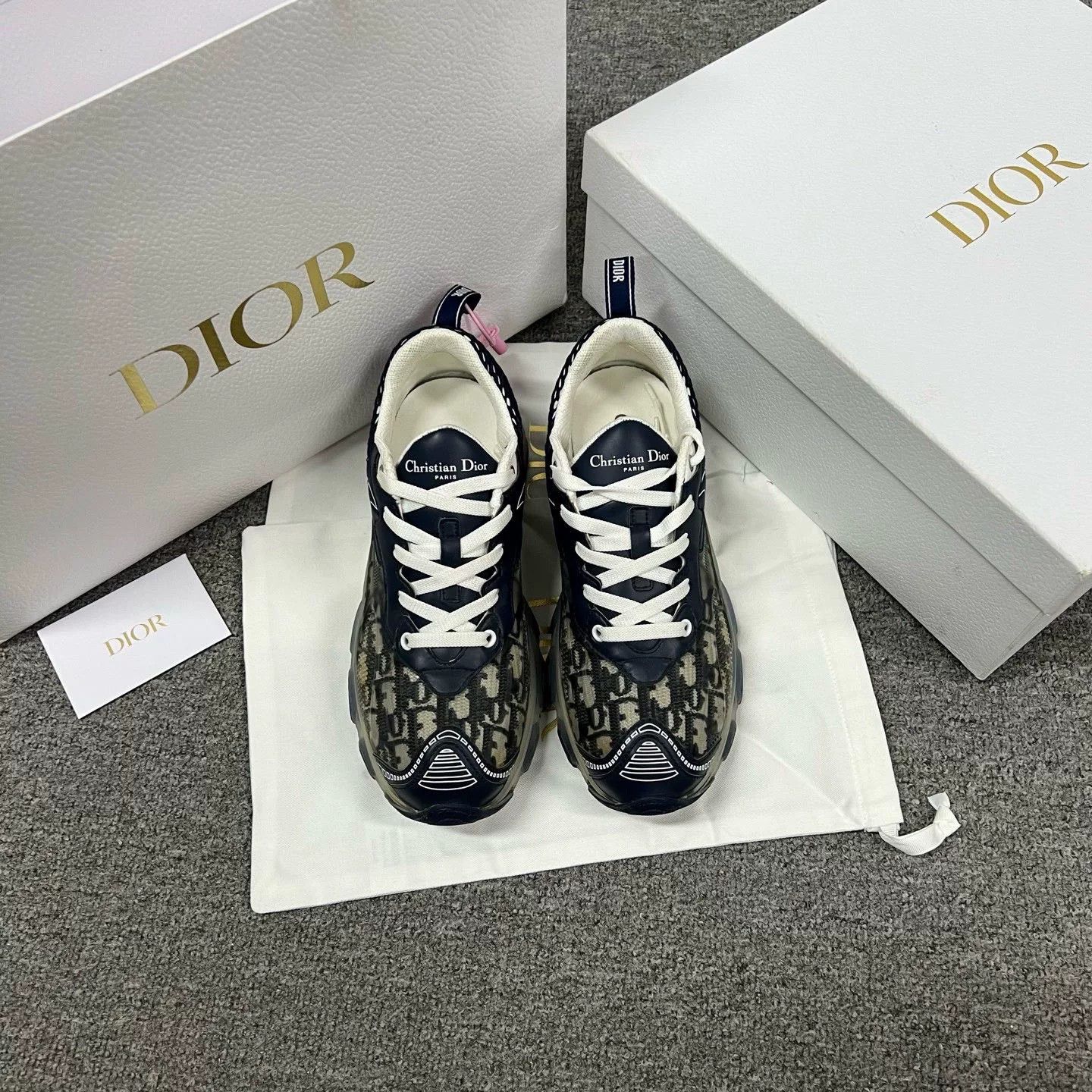 Dior Dior Monogram Chunky Casual Sneakers Size US 7 / IT 37 - 1 Thumbnail
