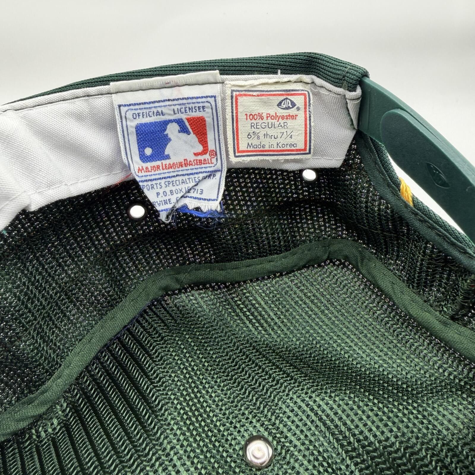 MLB MLB Hat Green Vintage 70s Oakland A's Pillbox Size ONE SIZE - 2 Thumbnail
