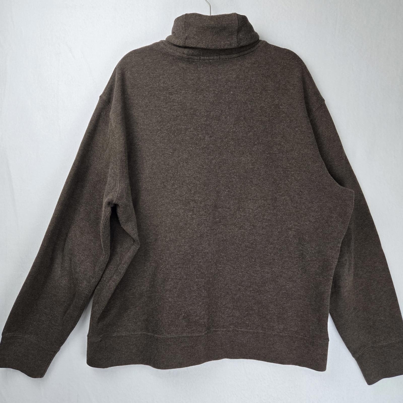 Polo Ralph Lauren Polo Ralph Lauren Brown Shawl Collar Sweater Size XXL Cotton Size US XXL / EU 58 / 5 - 2 Thumbnail