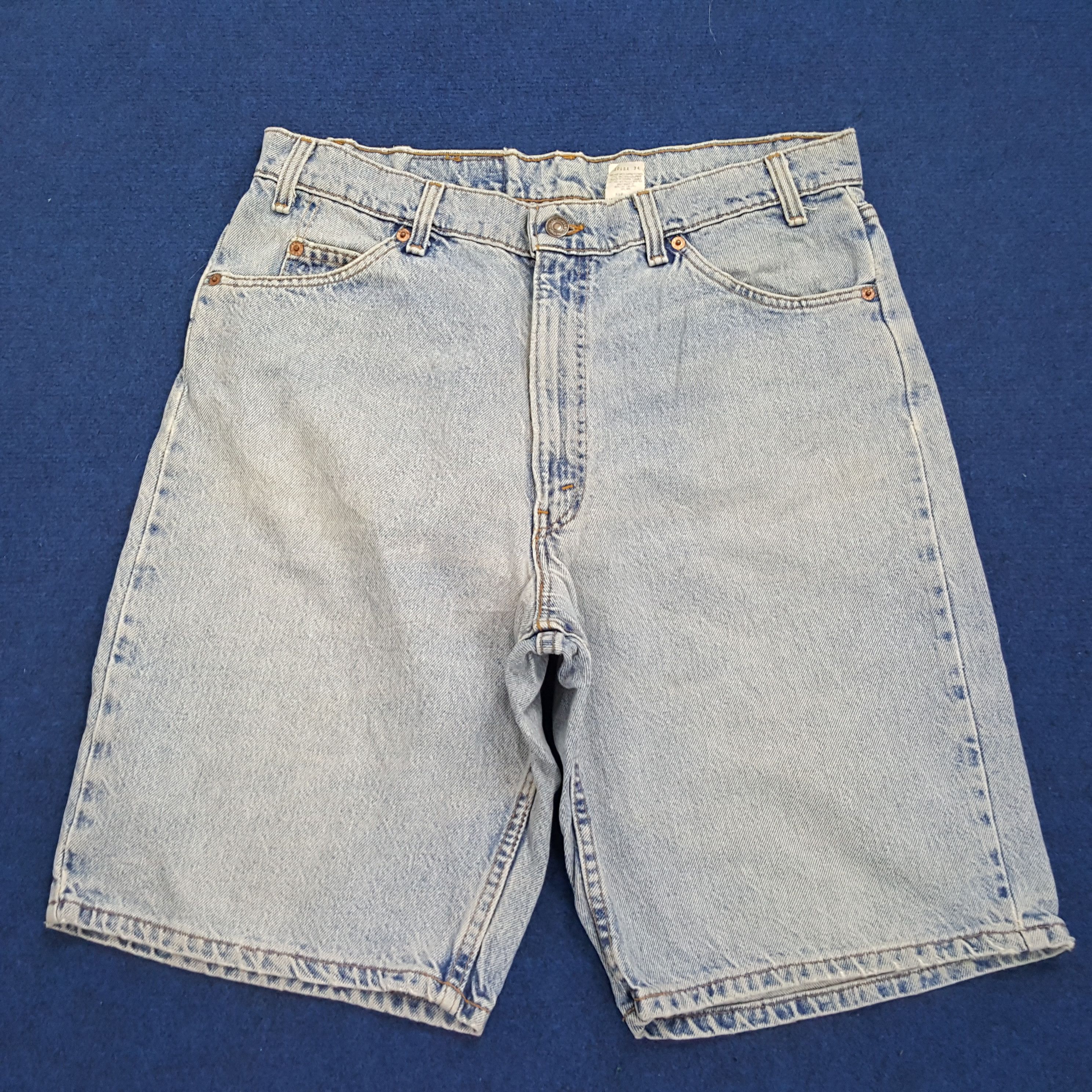 Levi's × Vintage Vintage Levi's 550 Short Denim Jeans Size US 34 / EU 50 - 4 Thumbnail