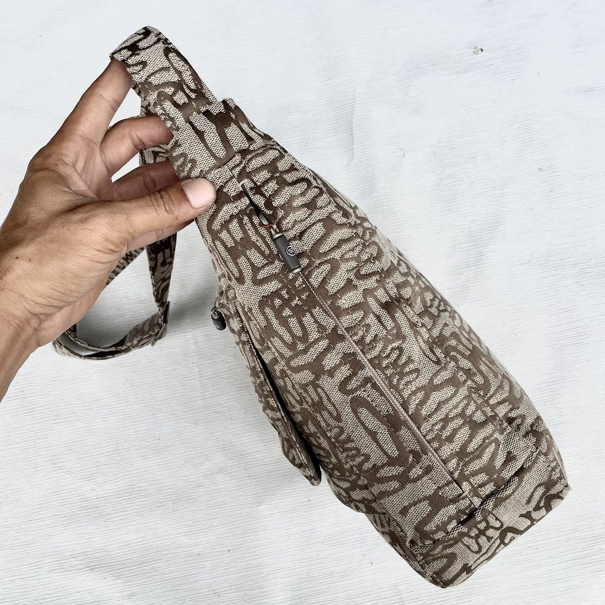 Japanese Brand Two Way Savoy Full Print Shoulder/Crossbody Bag Size ONE SIZE - 2 Thumbnail
