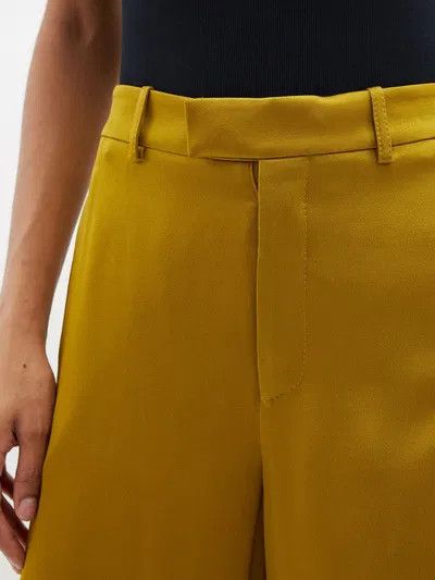 Saint Laurent Paris o1y0126 Casual Pant in Mustard Size 27" / US 4 / IT 40 - 2 Thumbnail
